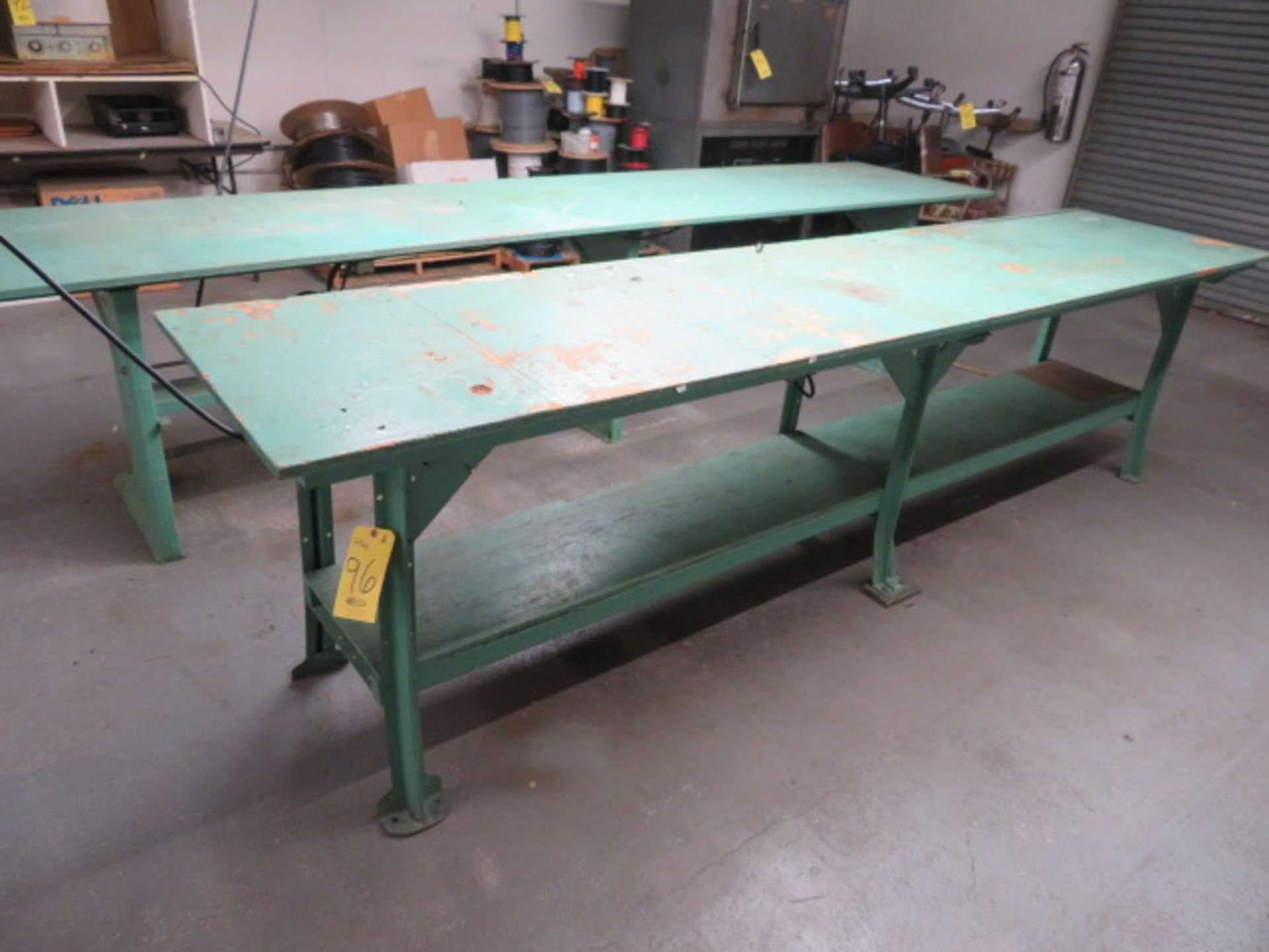 (3) 11' WORK TABLES