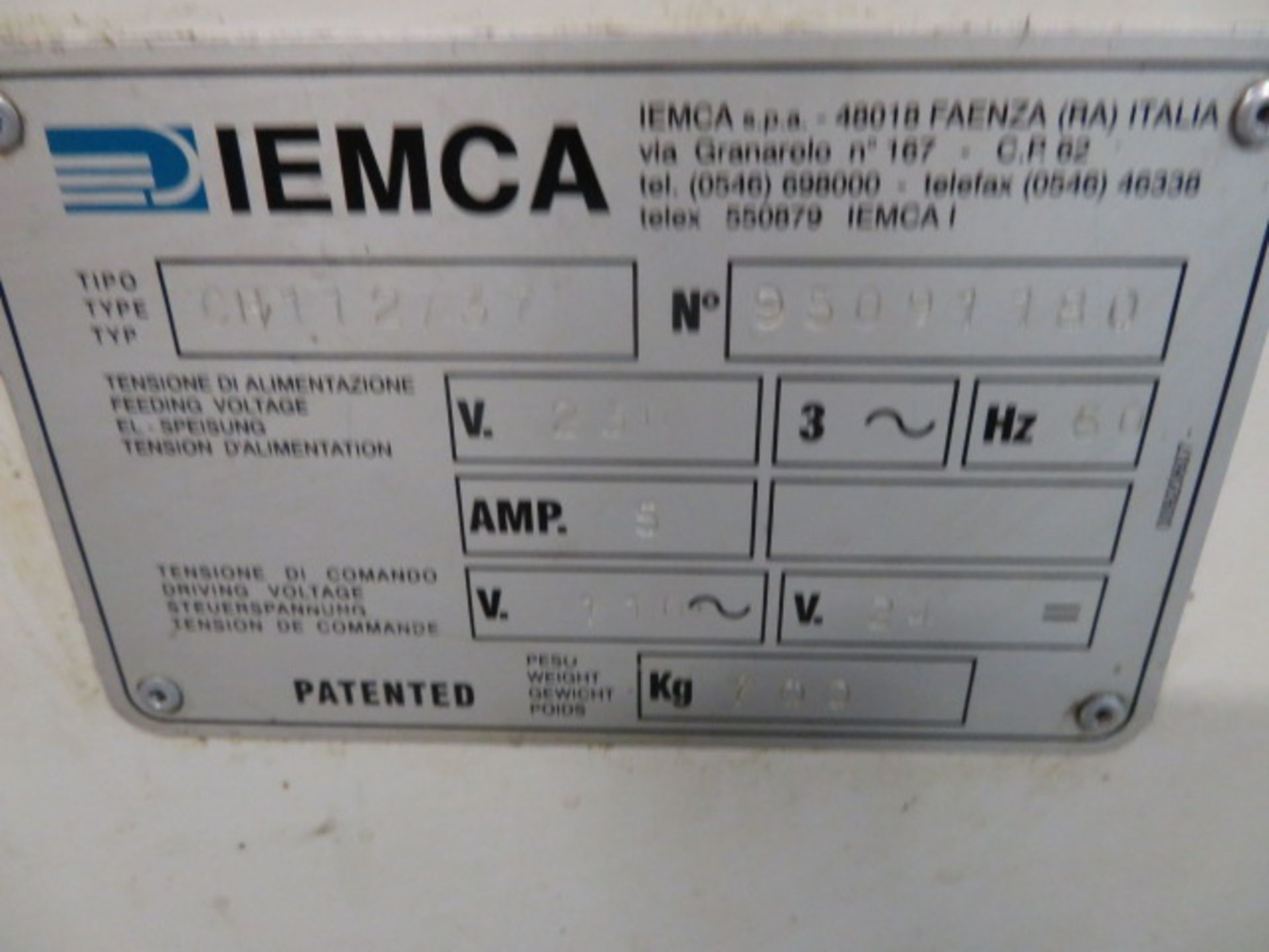 IEMCA CH1/2/37 BAR FEEDER - Image 3 of 3