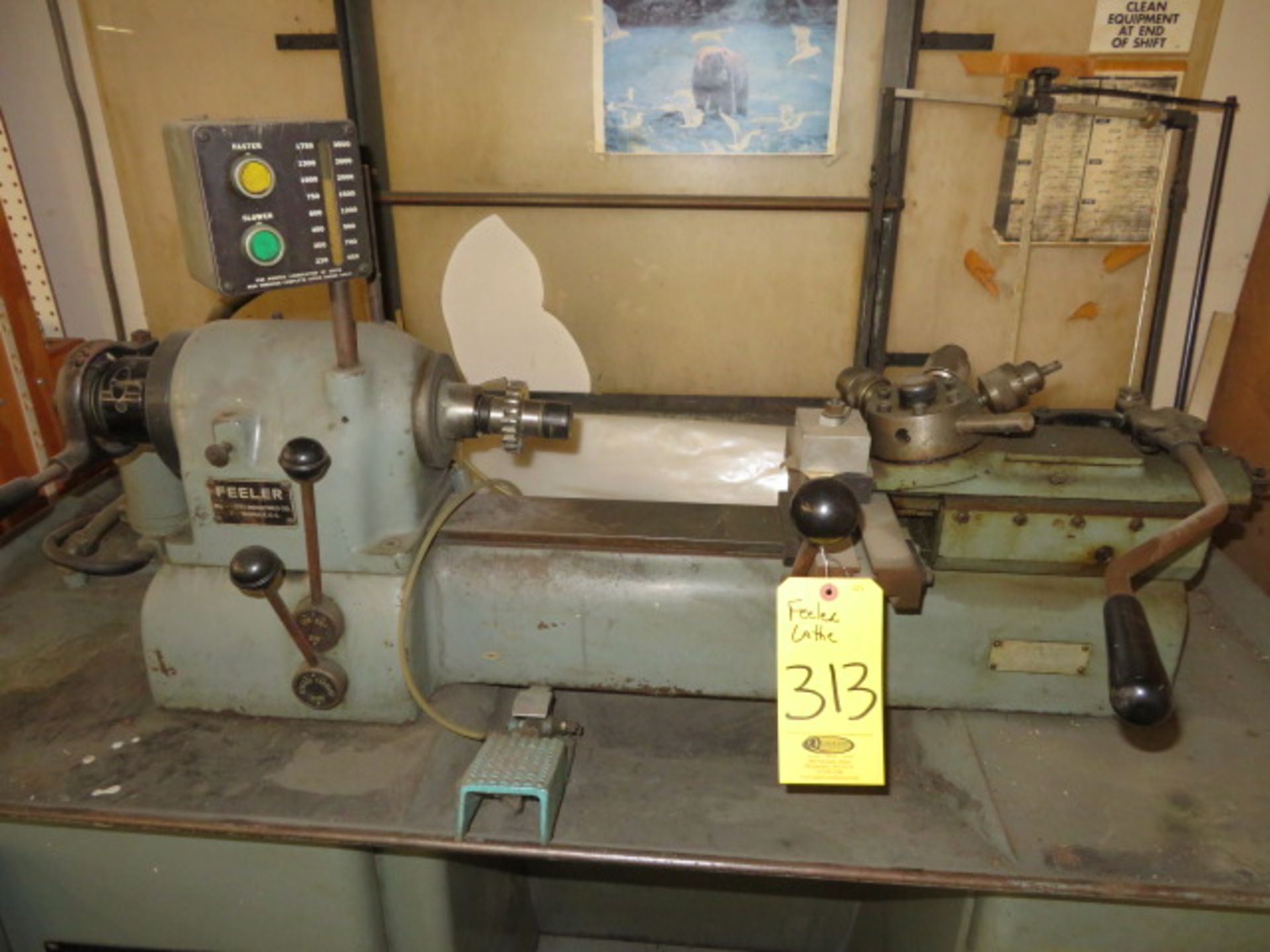 FEELER FSM-59 SECOND OPERATION LATHE W/ACCESSORIES - Image 2 of 2