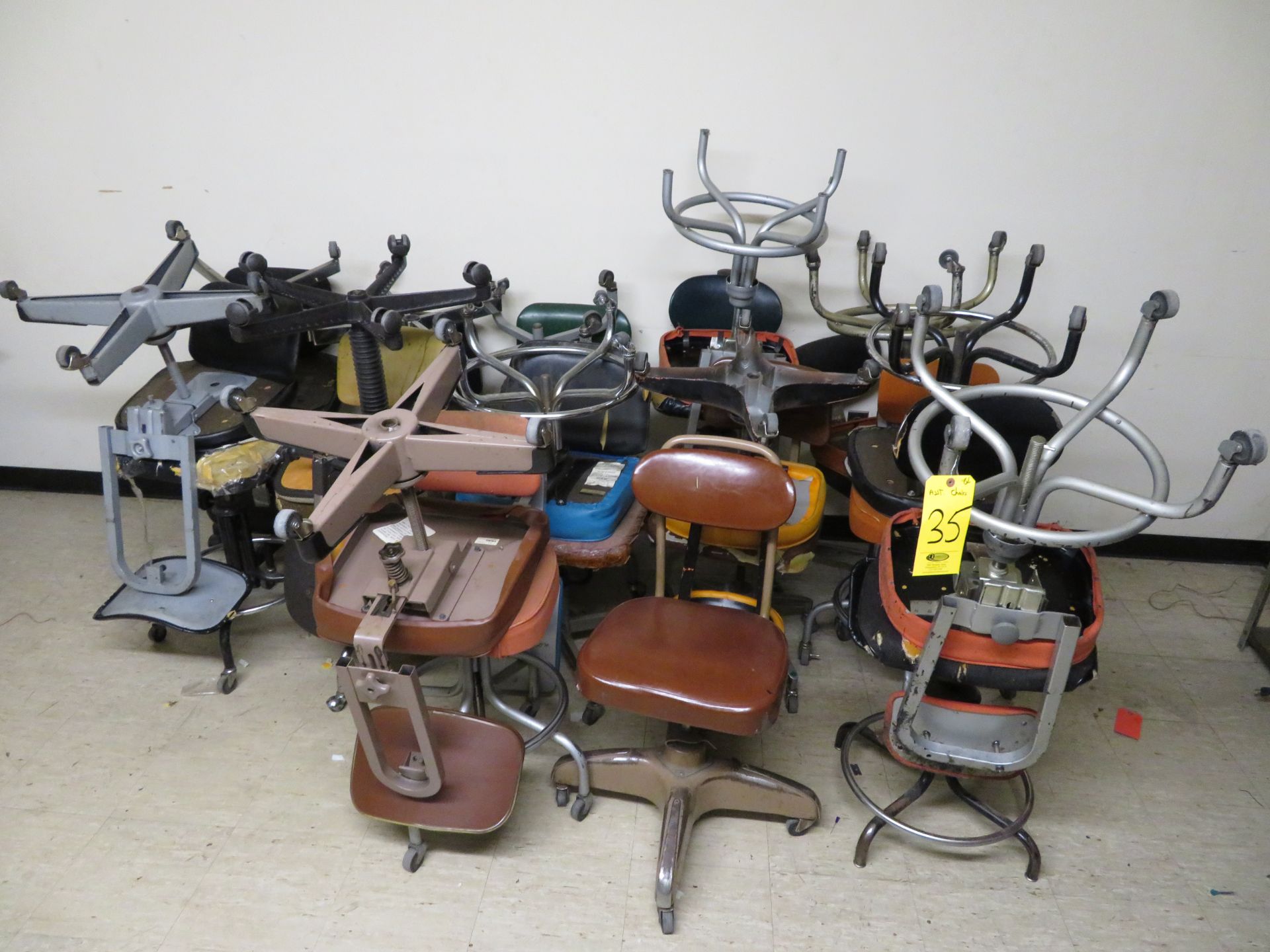 ASSORTED STENO CHAIRS AND STOOLS