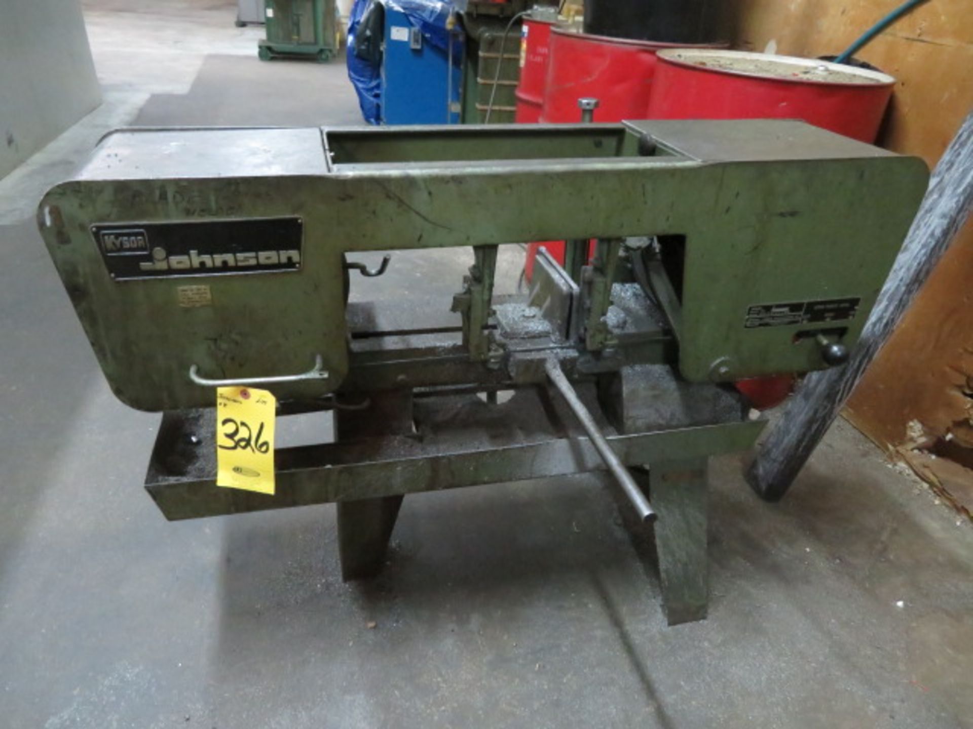 KYSOR JOHNSON MDL. R HORIZONTAL BAND SAW 10" X 18"