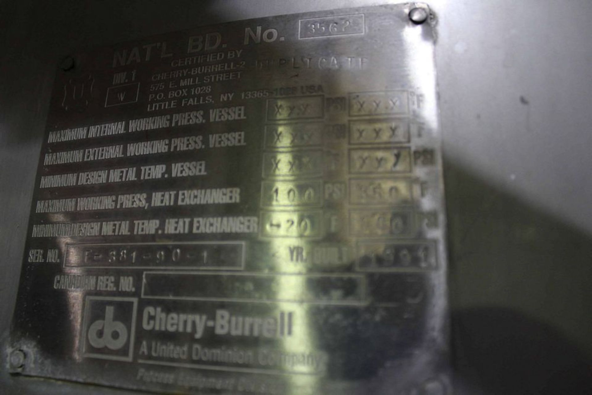 Cherry-Burrell Stainless Steel Process Tank - Bild 5 aus 5