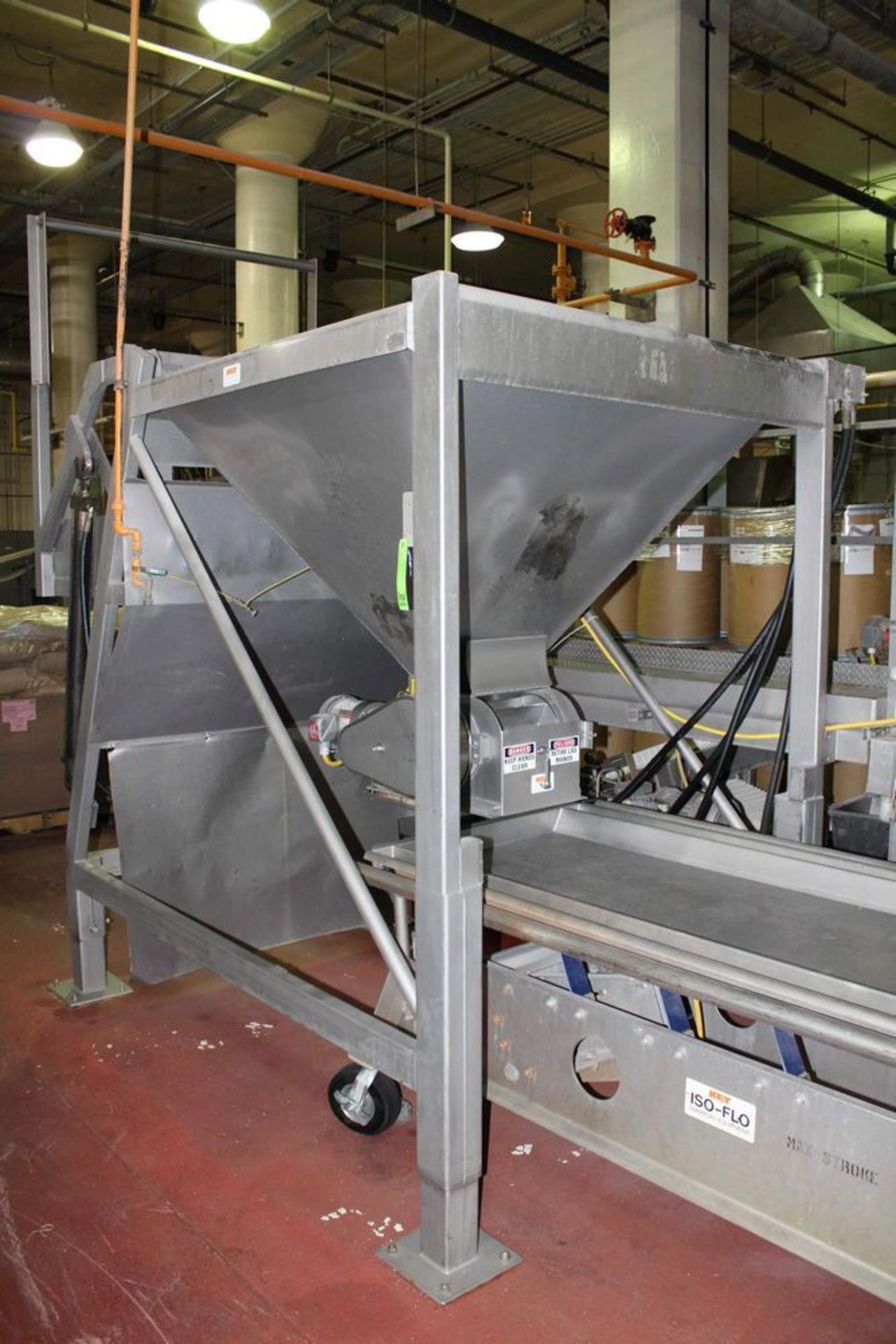 Key IQF Vegetable Unloading System