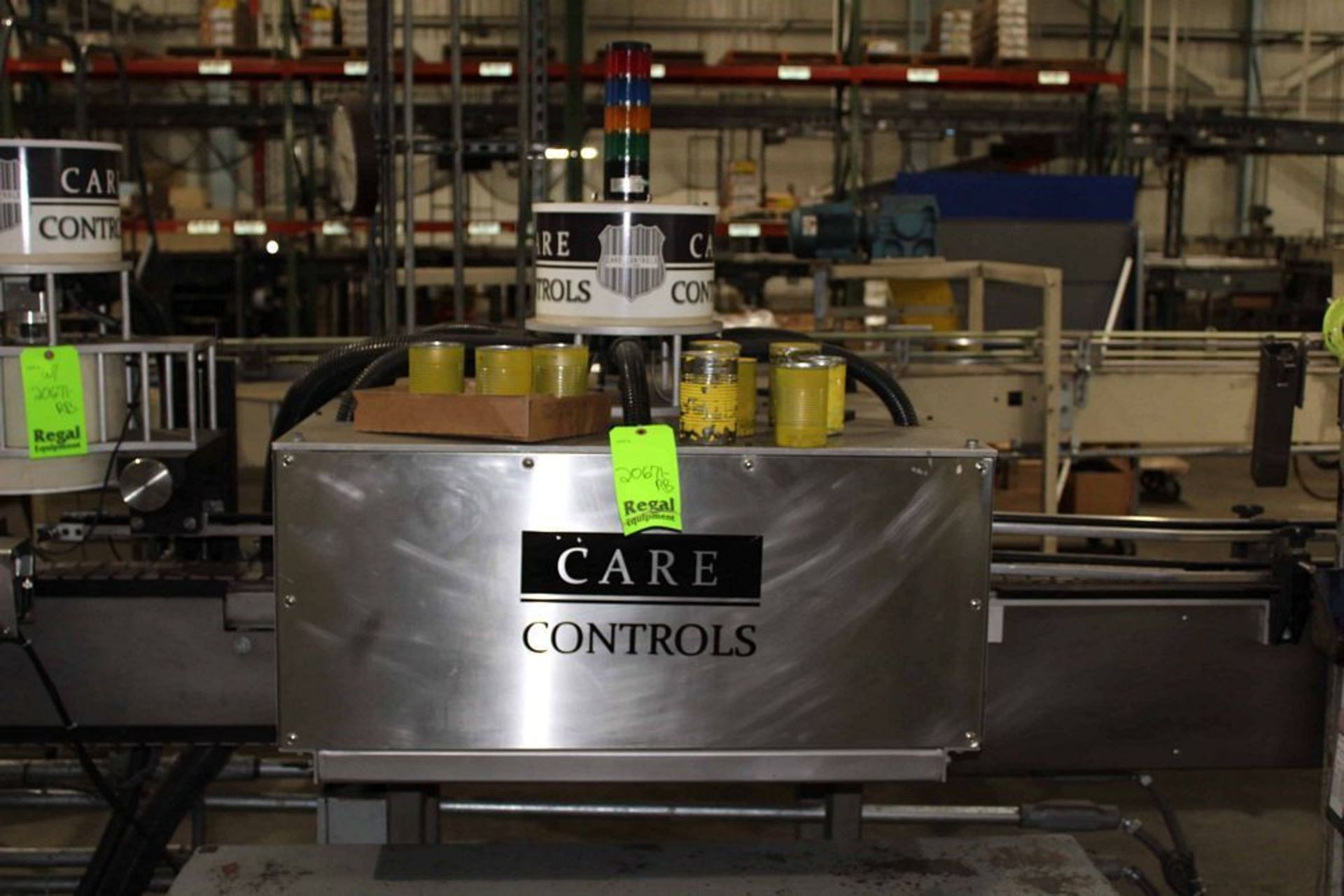 Care Controls Can Label and Code Inspection system
