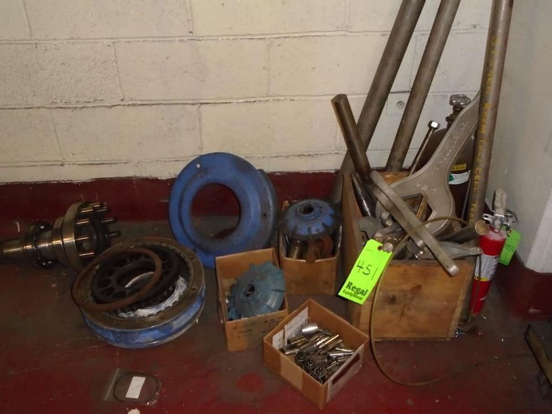 Assorted Pipe, Gears and Tools - Image 2 of 3