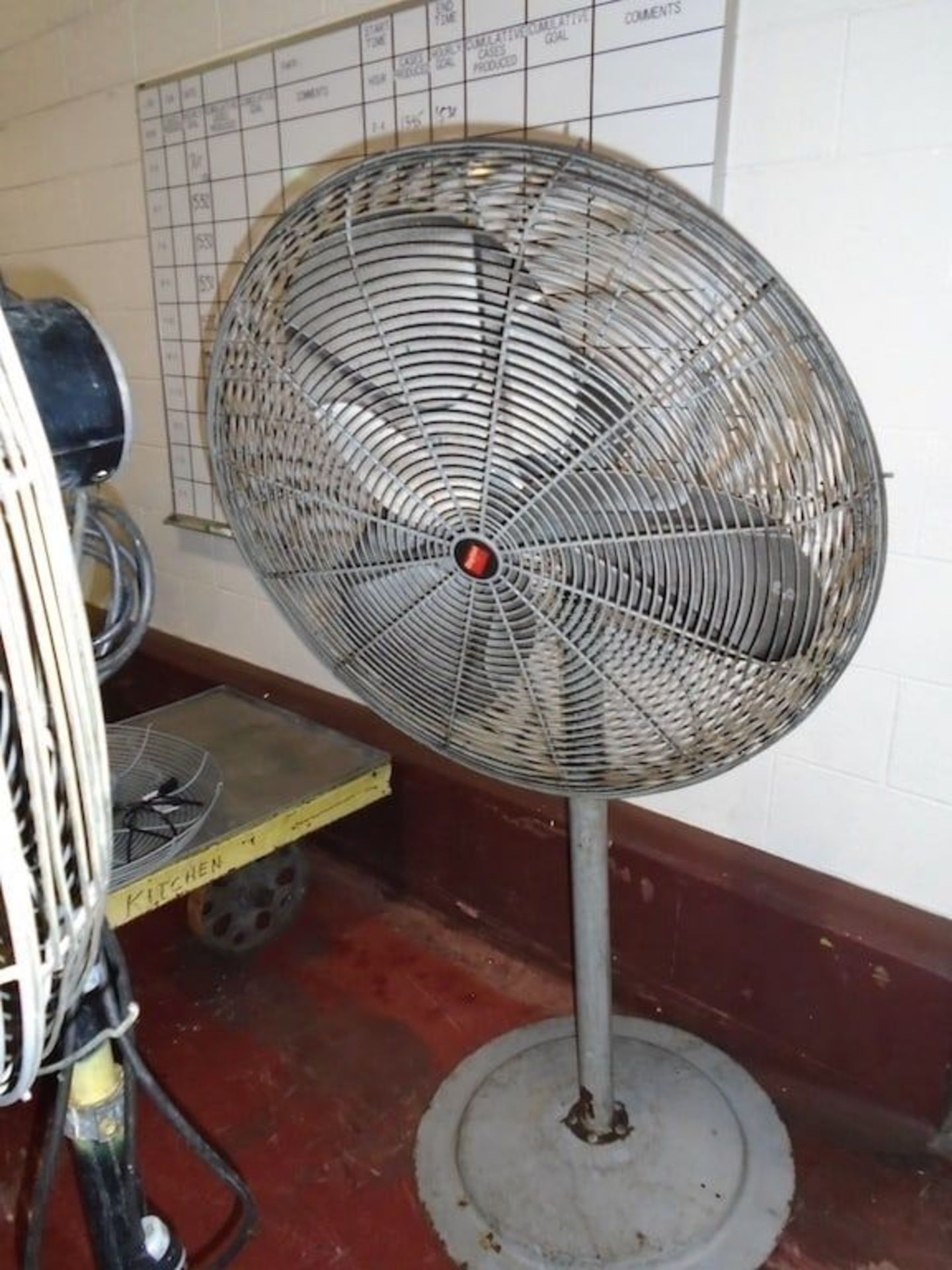 3 Dayton floor fans with stand - Image 3 of 5