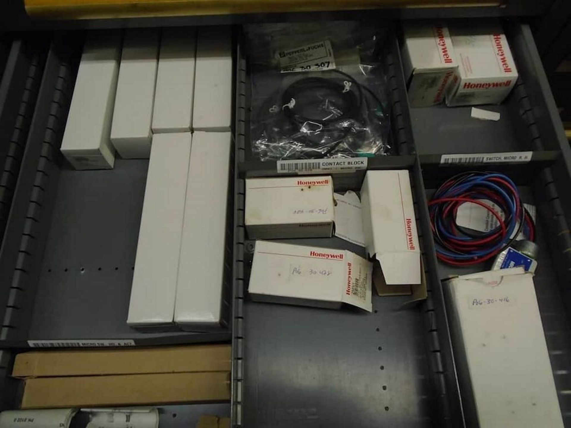 Contents of a Cabinet ( Assorted Allen Bradley Breakers, Honeywell Switches) - Image 3 of 8