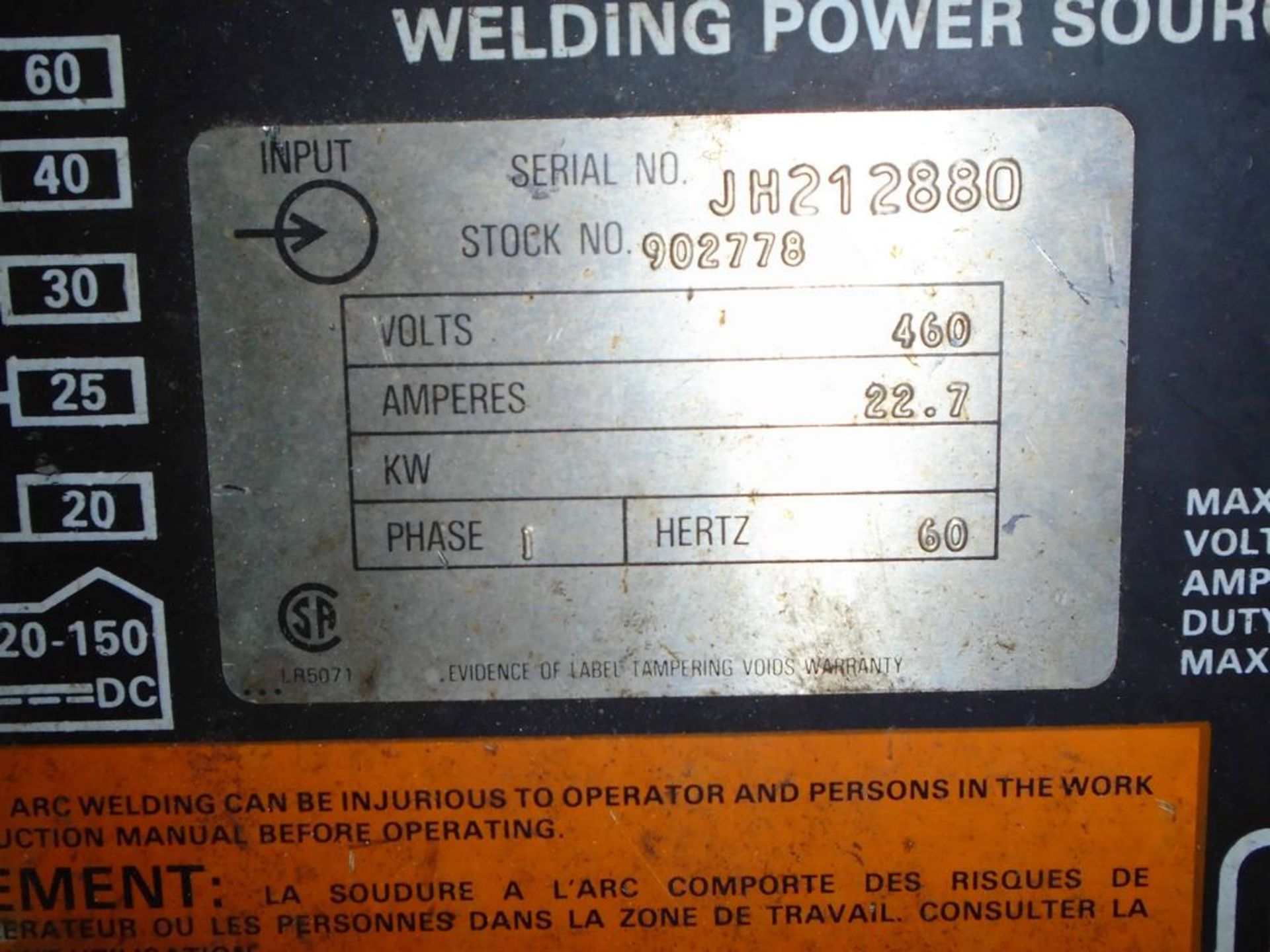 Miller thunder Bolt AC/DC welder ( tank is not selling) - Image 3 of 6