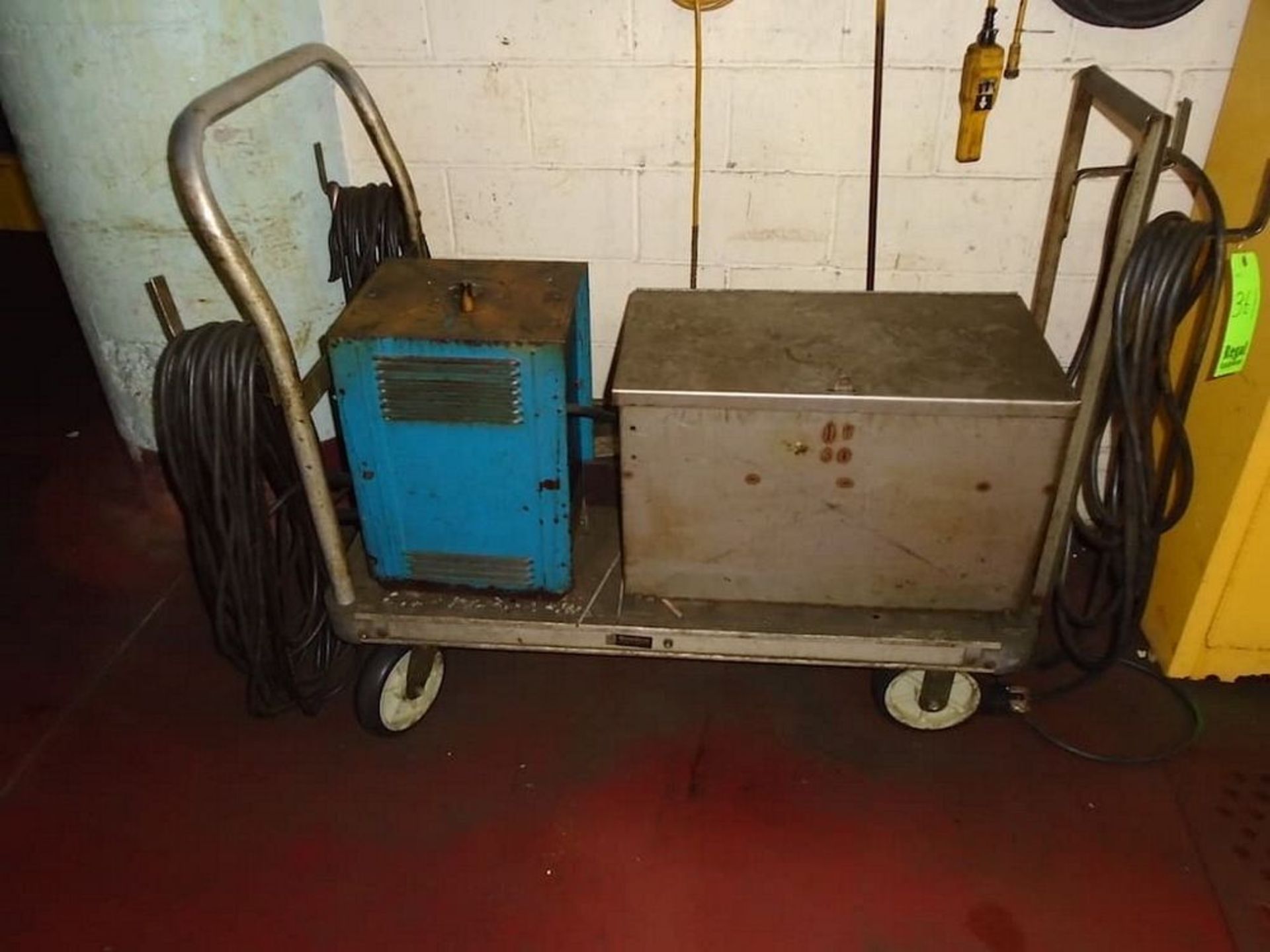 Cart with Miller Welder