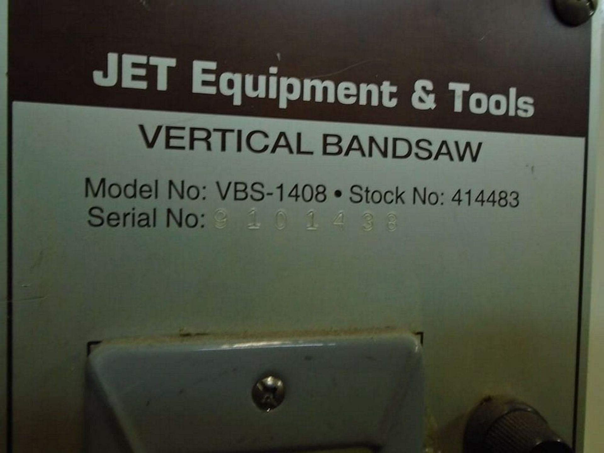 Jet Vertical Band Saw - Image 3 of 4