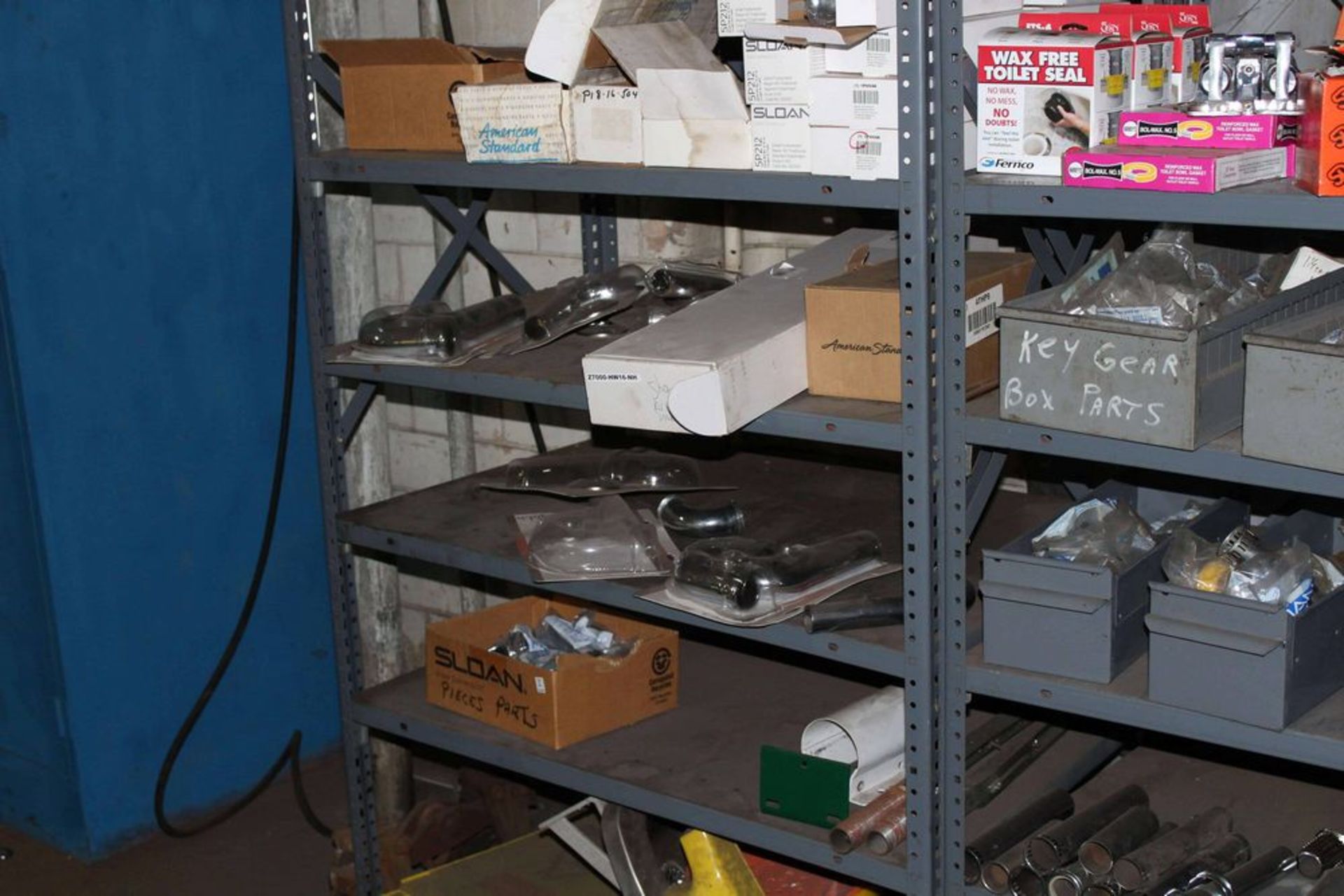 Shelves and Content ( Assorted Plumbing Supplies) - Image 9 of 11