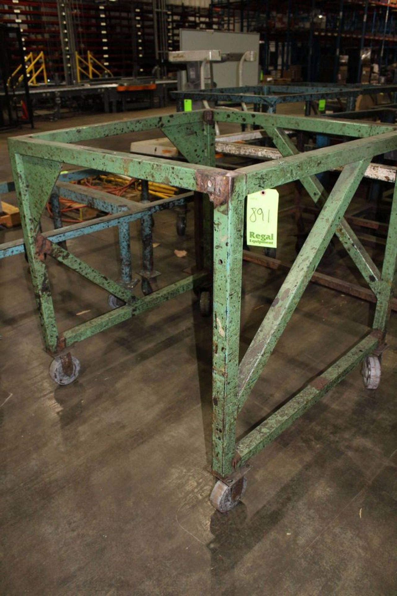 Four Wheel Metal Stand