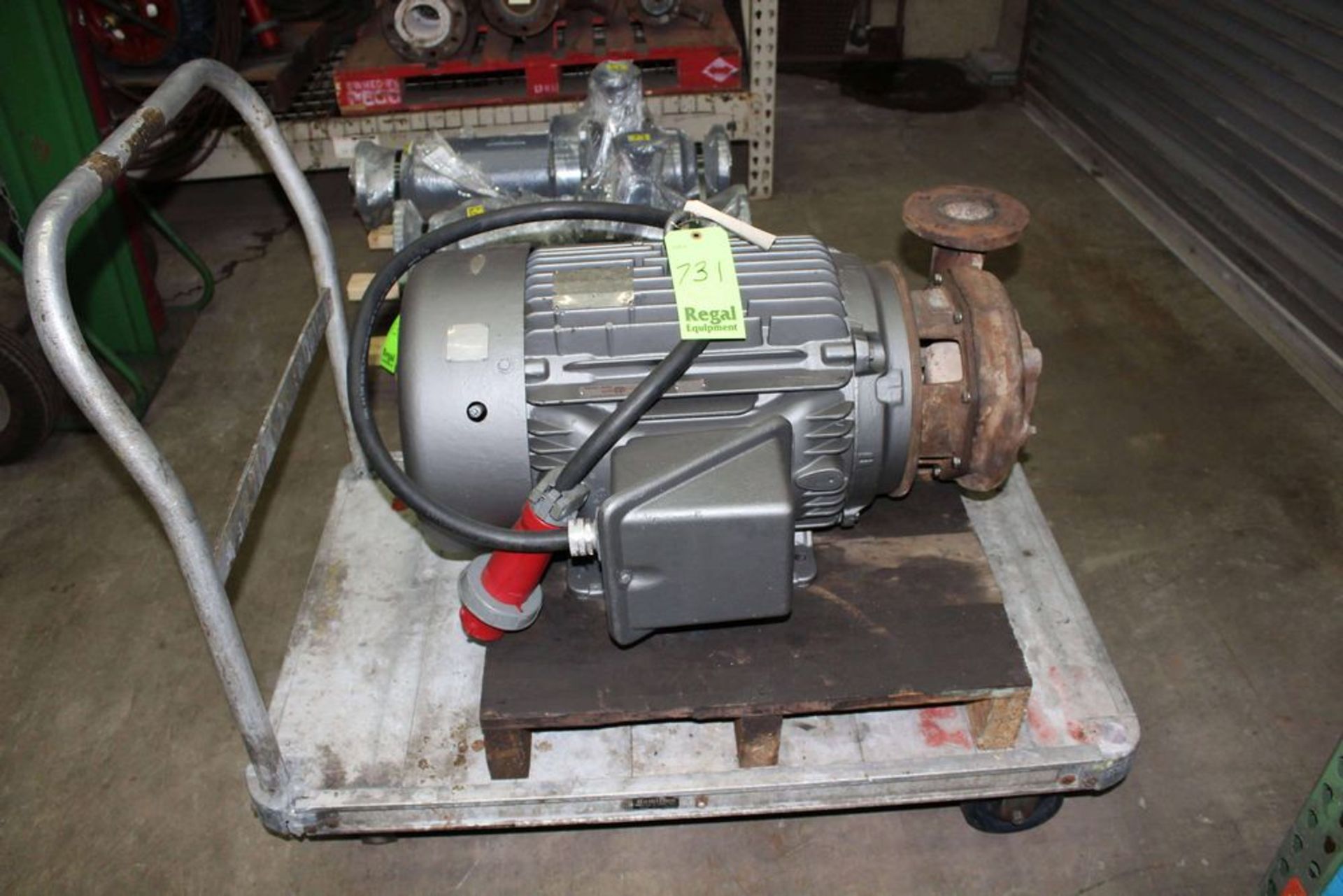 Nidec Motor 40hp On Cart