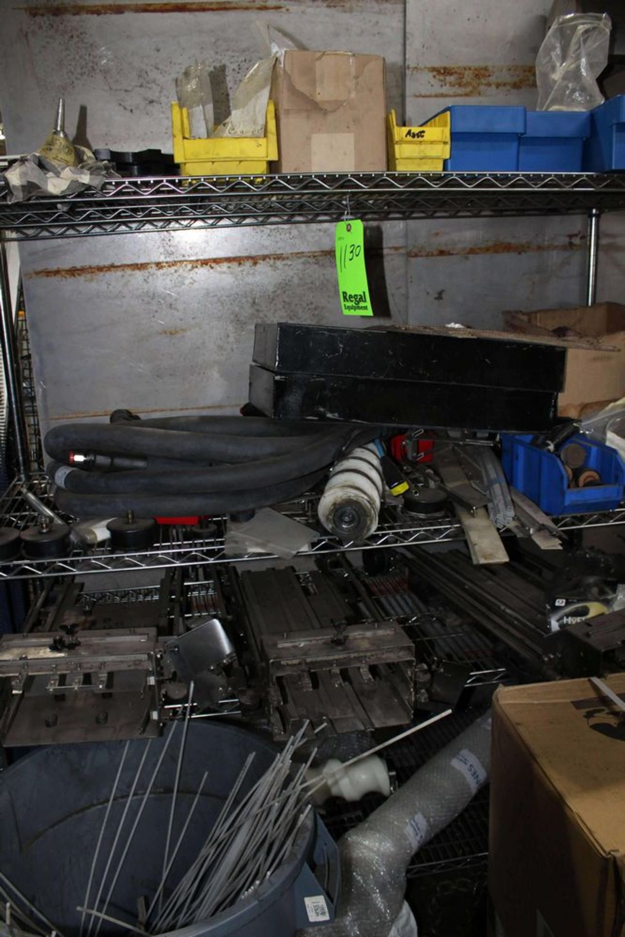 Wire Cart and Contents( Assorted Conyers Parts)