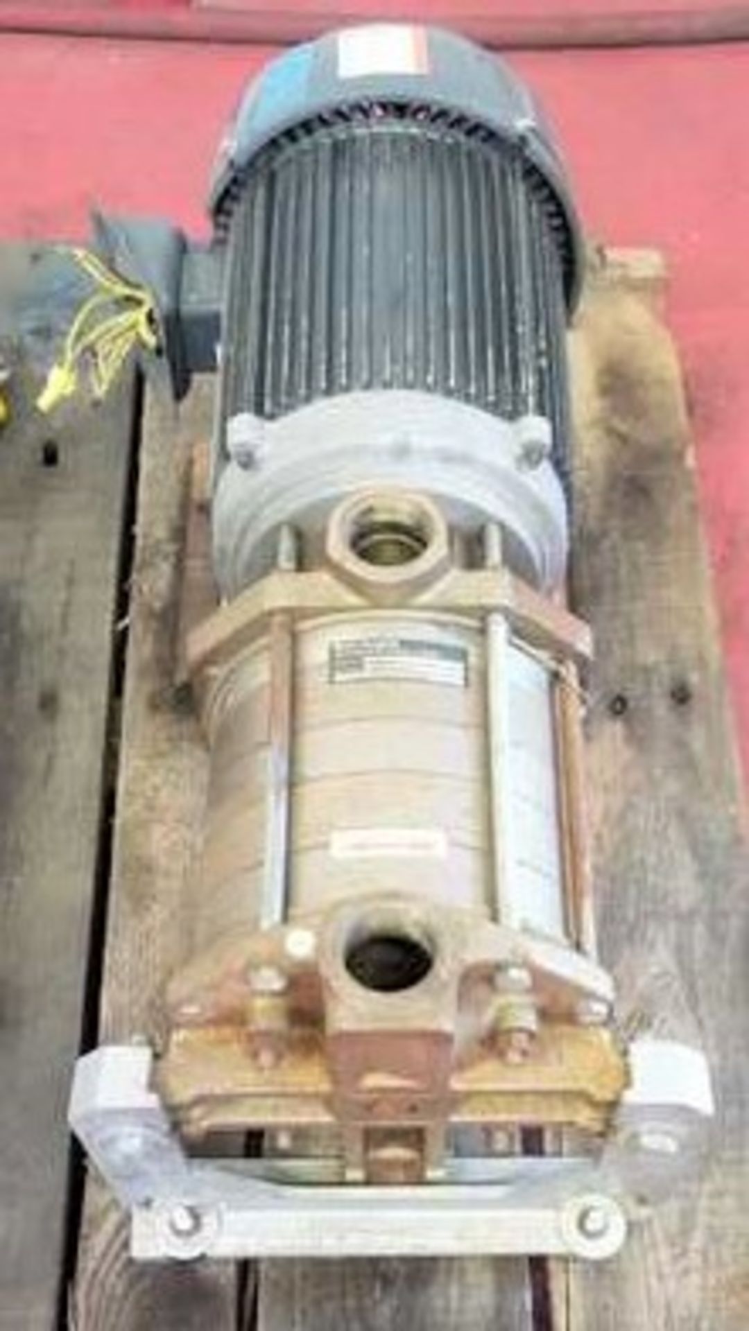 MTH regenerative turbine pump for low flow high pressure pumping. Standard construction if hard