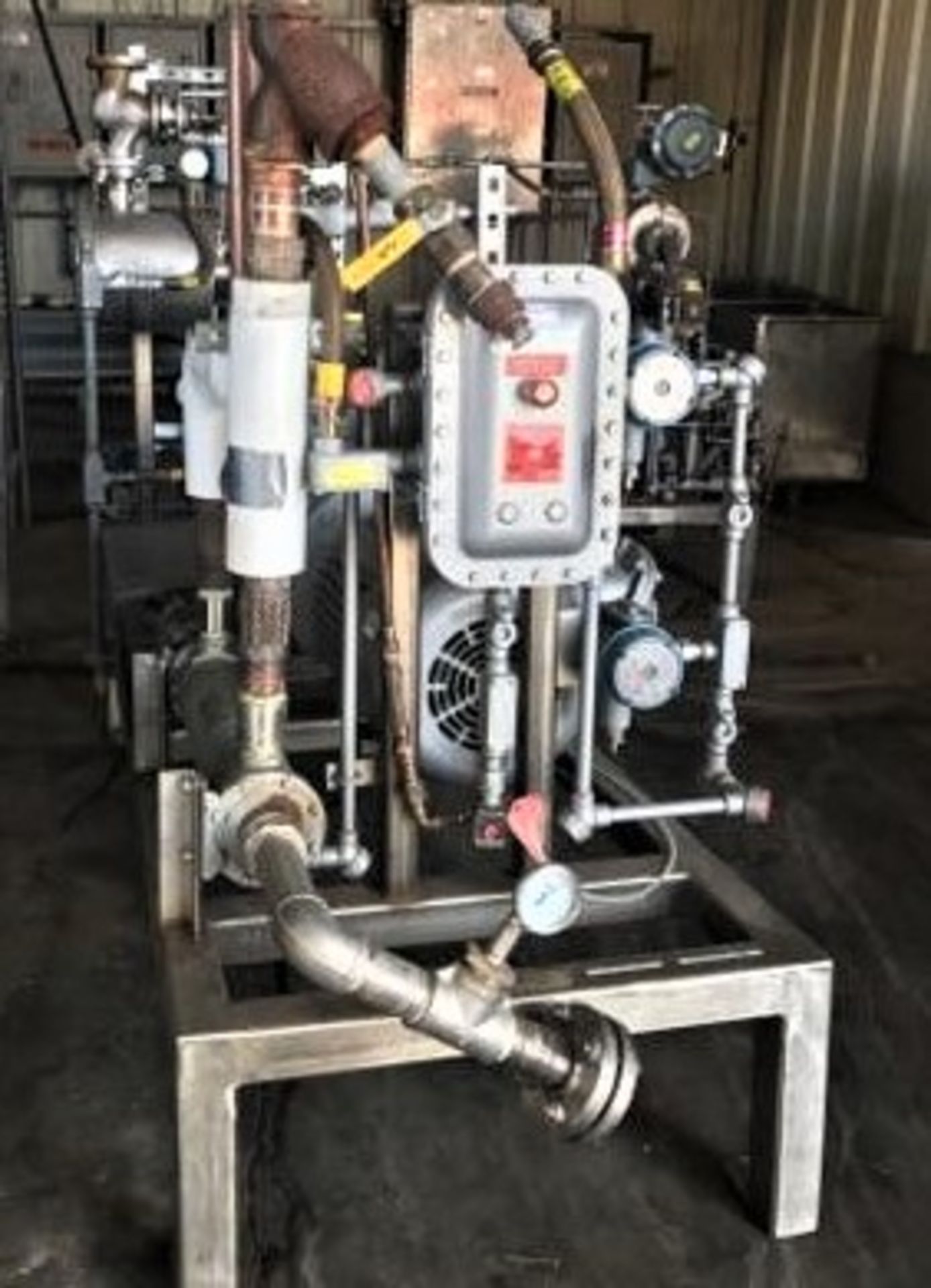 Busch 400 Vacuum pump. Busch skid mounted size 400 vacuum pump from pharmaceutical industry. With - Image 3 of 4