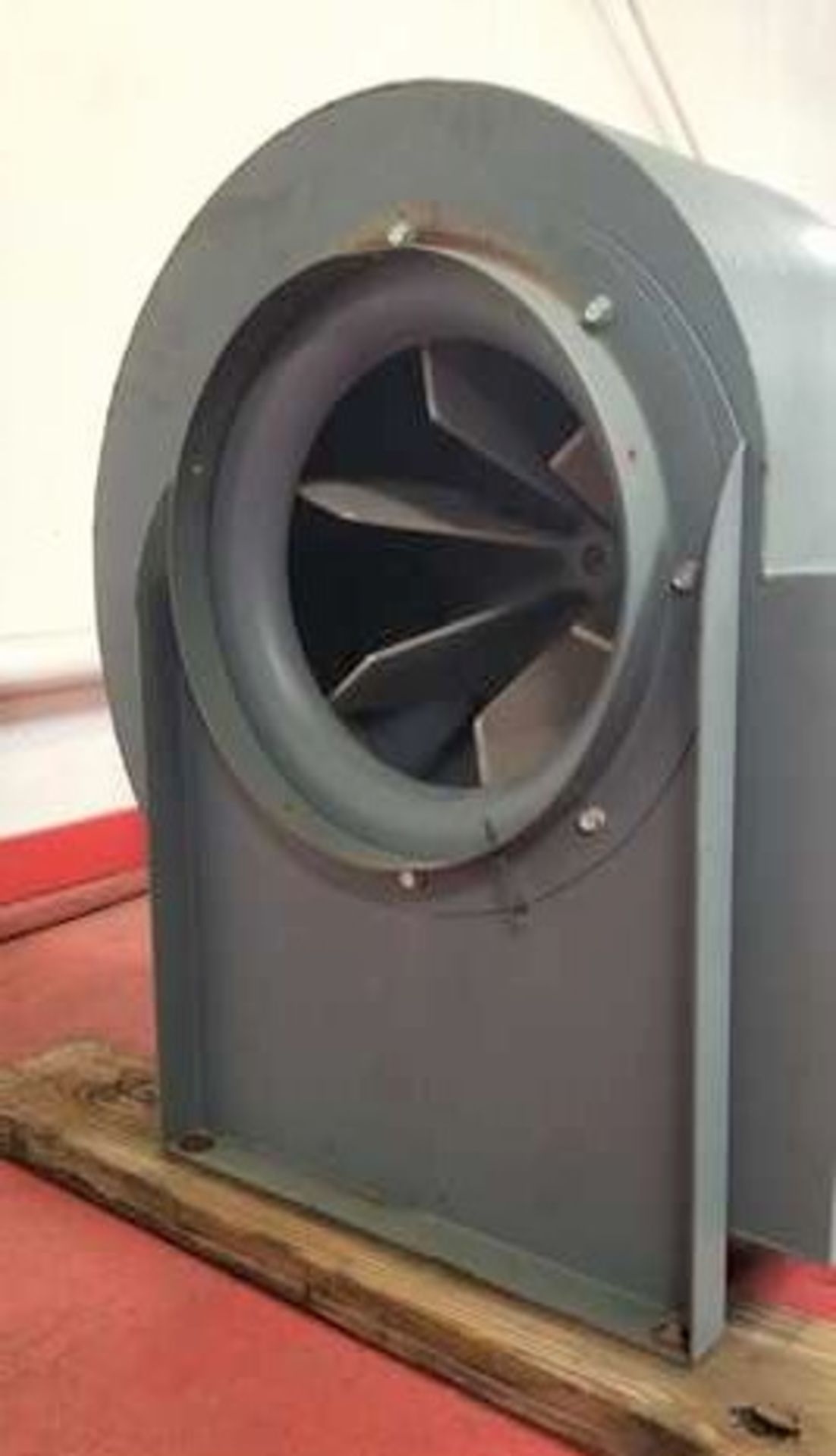 Heavy Duty axial- vane fan. This type and size is often used to exhaust cryogenic gasses or smoke