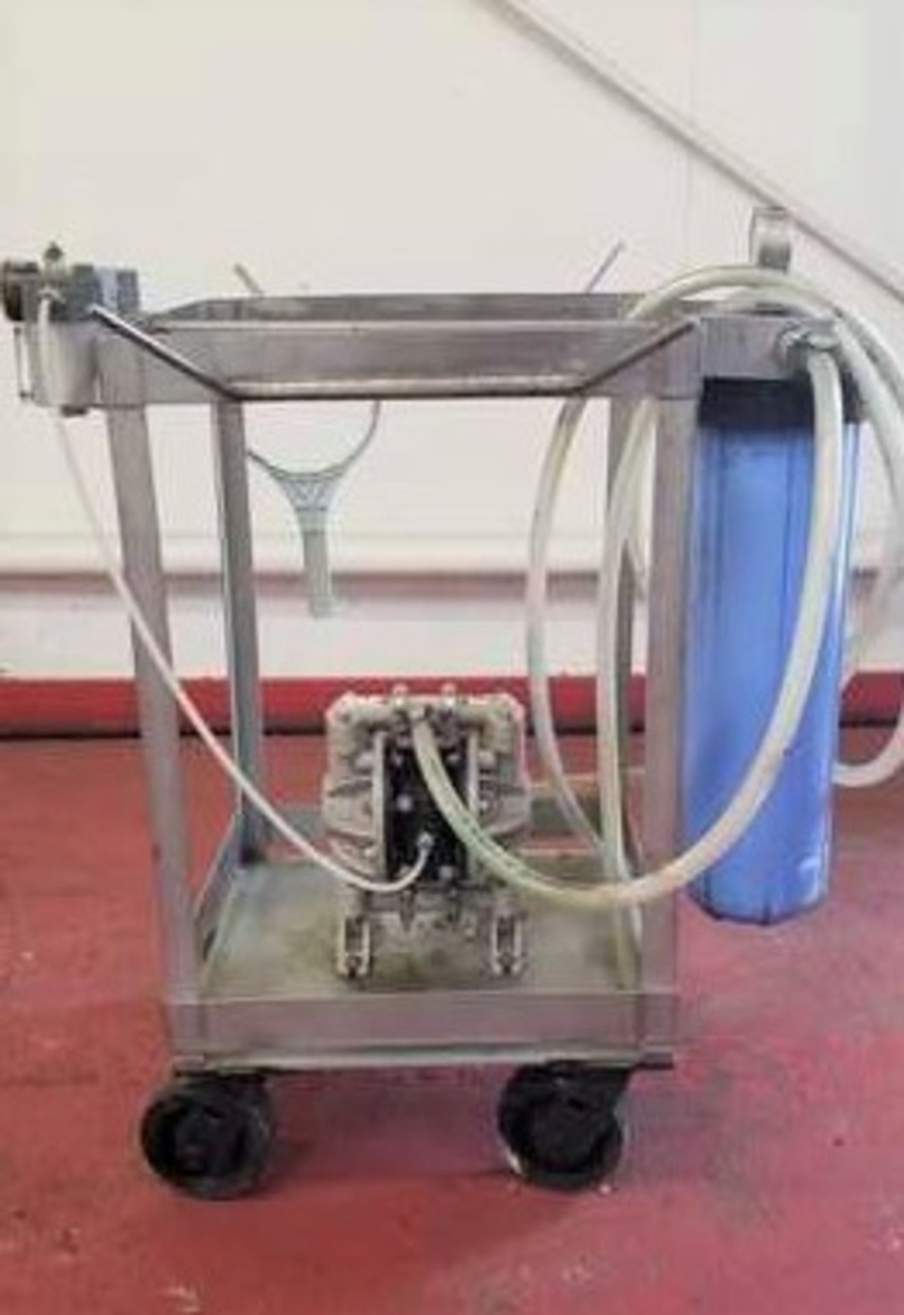 4" Food Grade AMO Diaphragm Pump with air regulator, oiler and filter on air side and 20" 90psi - Bild 5 aus 5