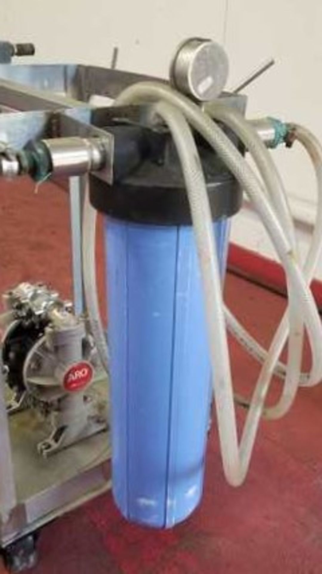 4" Food Grade AMO Diaphragm Pump with air regulator, oiler and filter on air side and 20" 90psi - Bild 3 aus 5