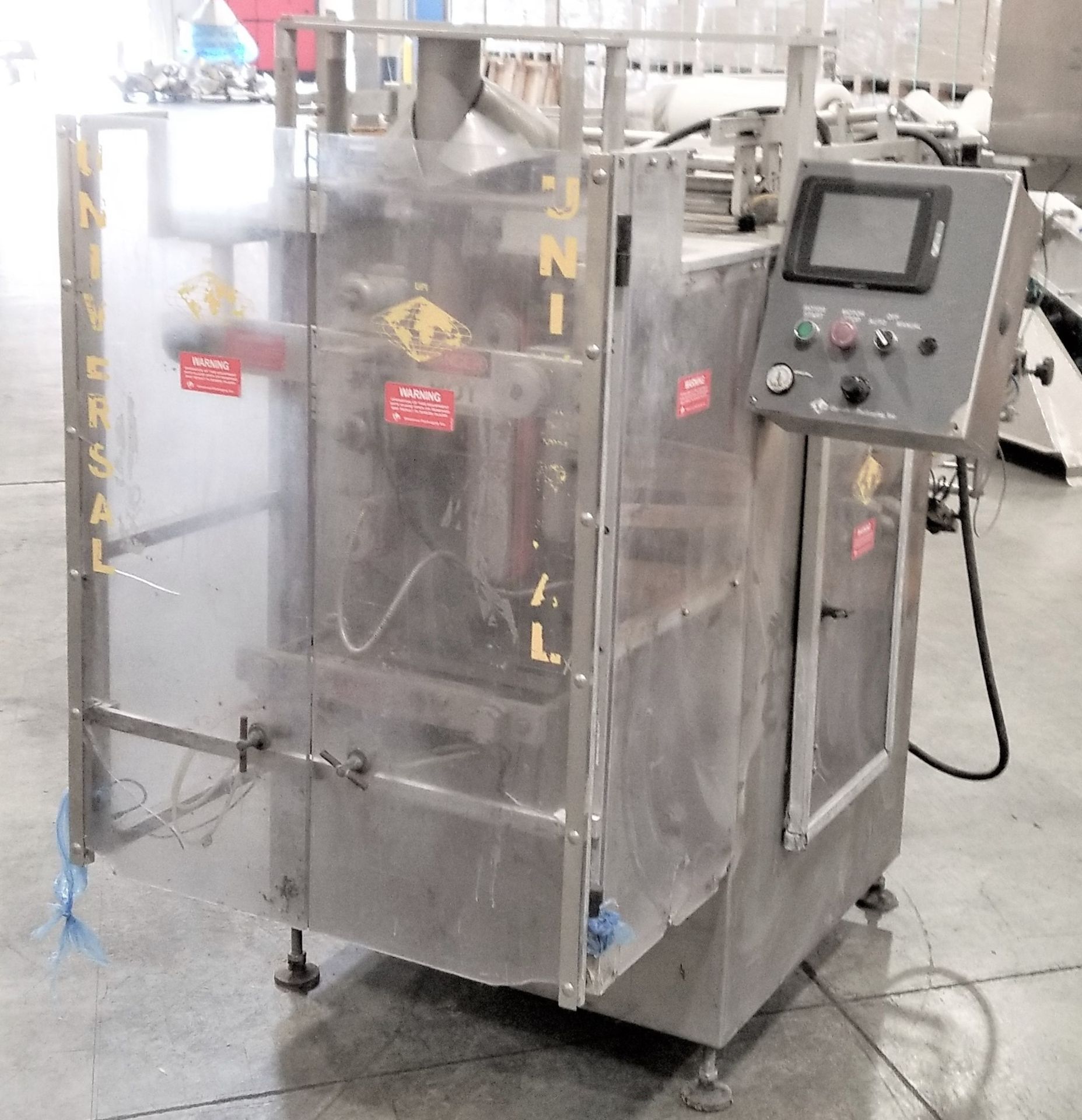 Universal Sauce Bagger. 50/60 Hz. OD = 82" x 43" x 69"H. Offered AS IS FOB San Antonio TX ($275 will