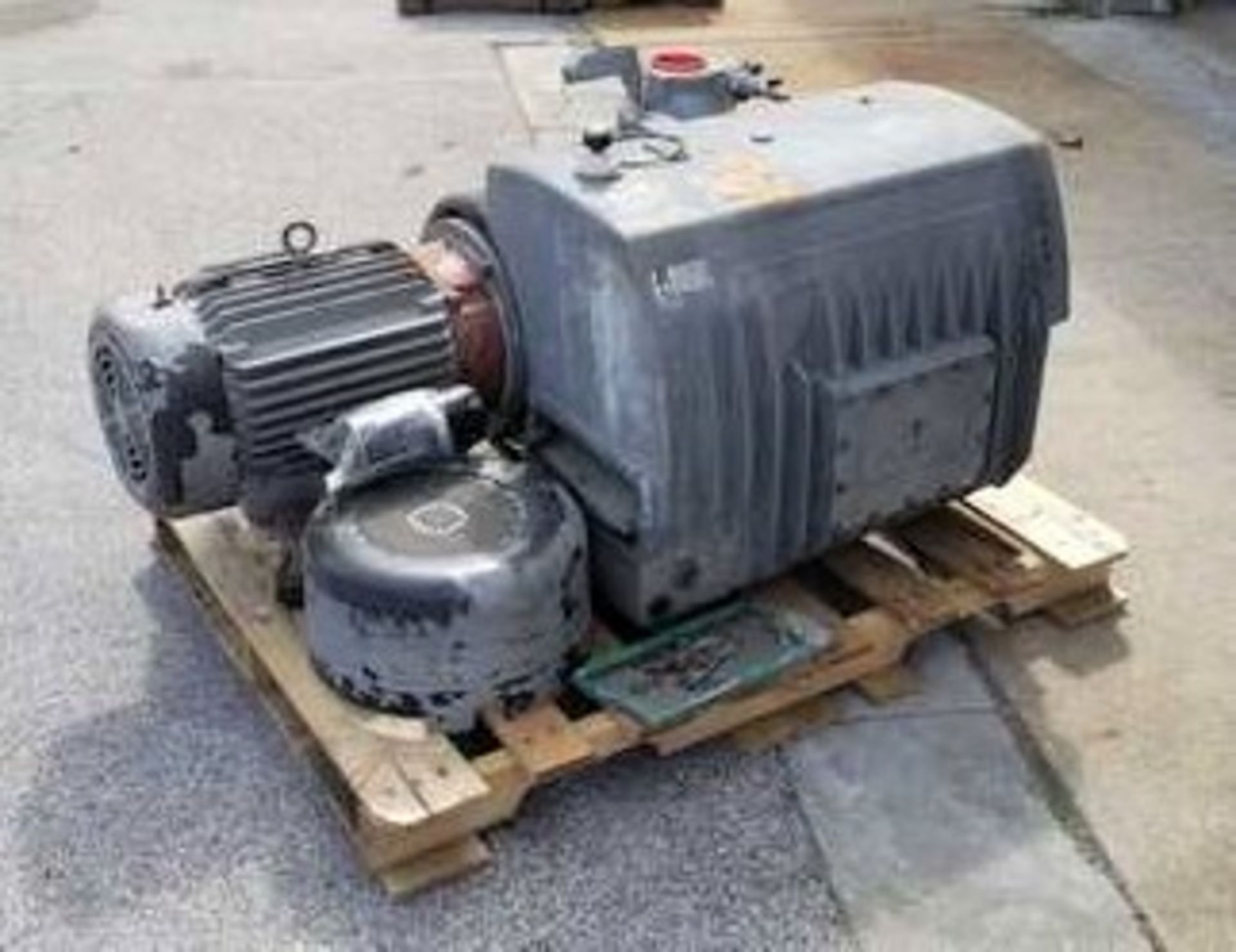 Busch RAO 400 Vacuum Pump. Reconditioned 15 HP motor. Pump is in process of being reconditioned.