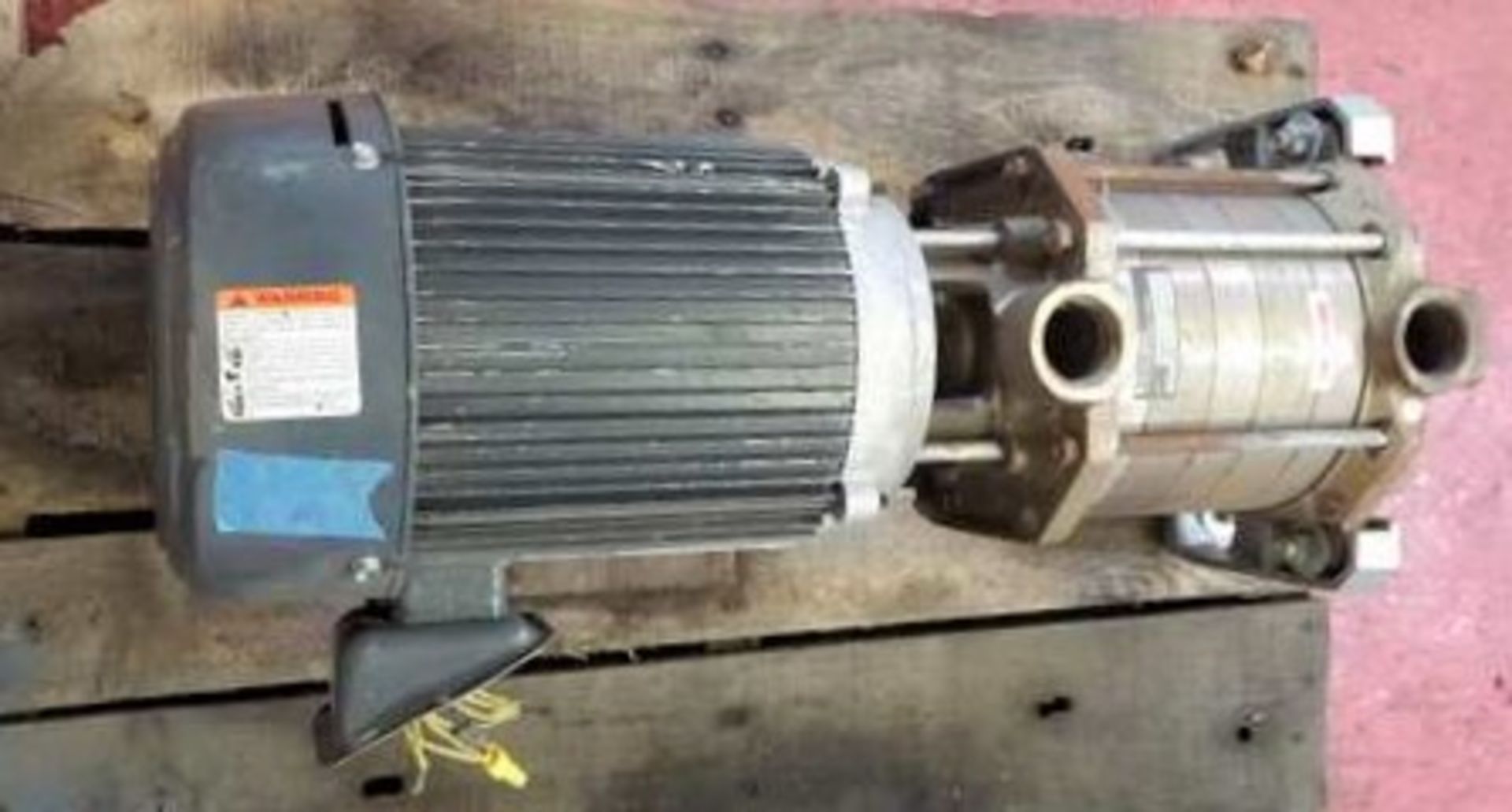 MTH regenerative turbine pump for low flow high pressure pumping. Standard construction if hard - Image 2 of 4