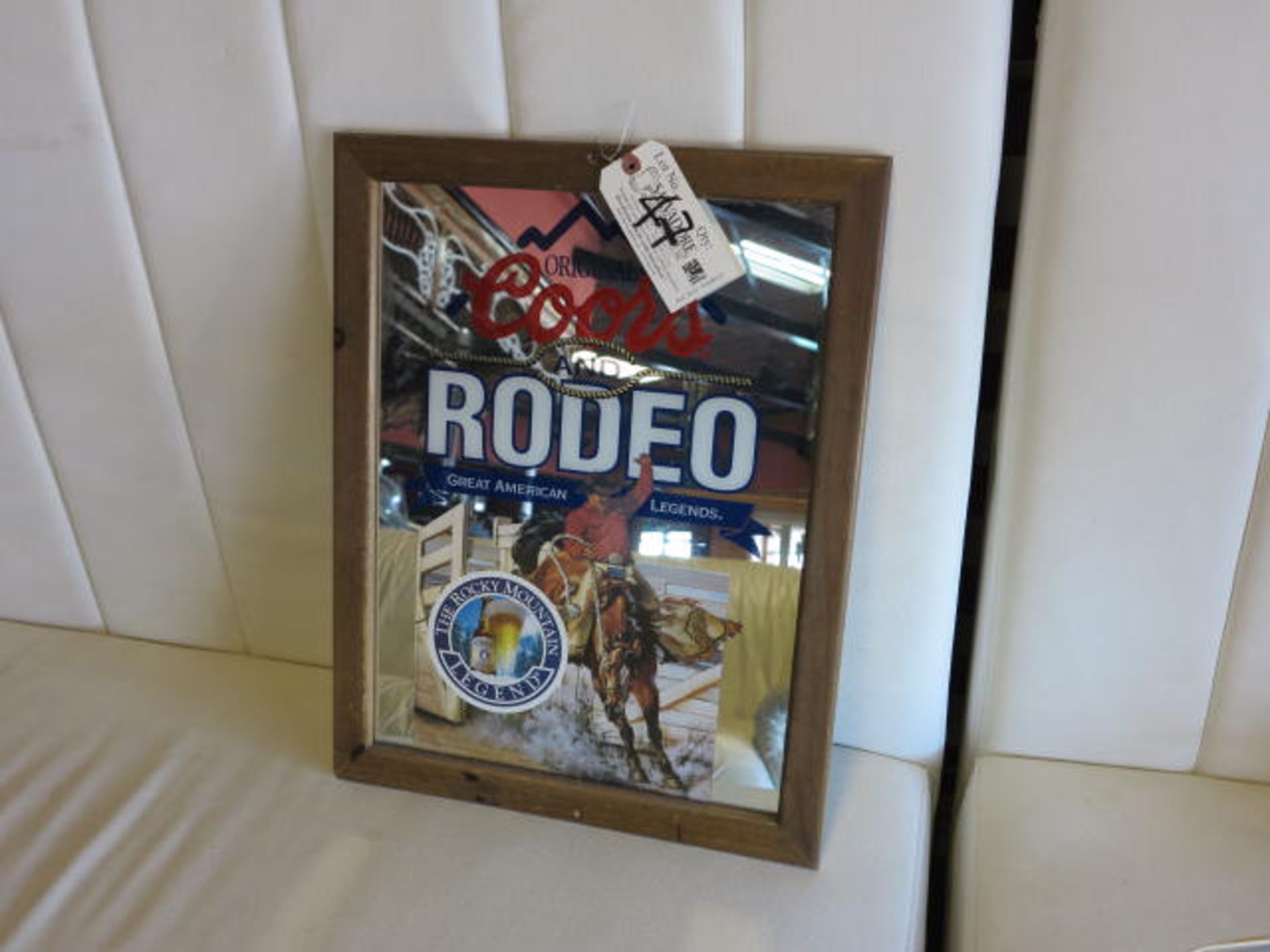 Coors Rodeo Promotional Mirror