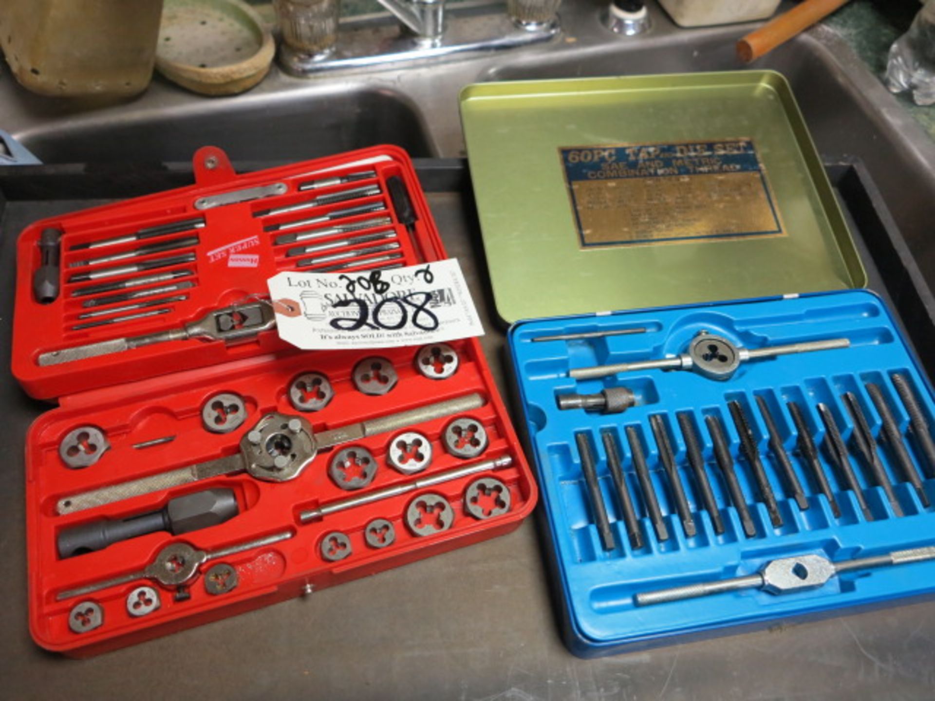 Lot (2) Tap & Die Sets