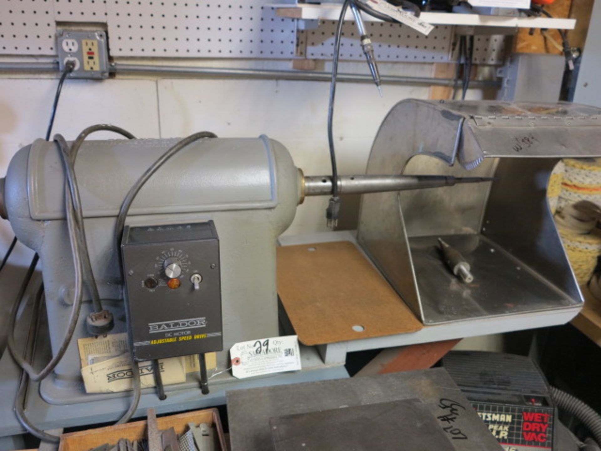 Boland #2 Polishing Lathe with Hood