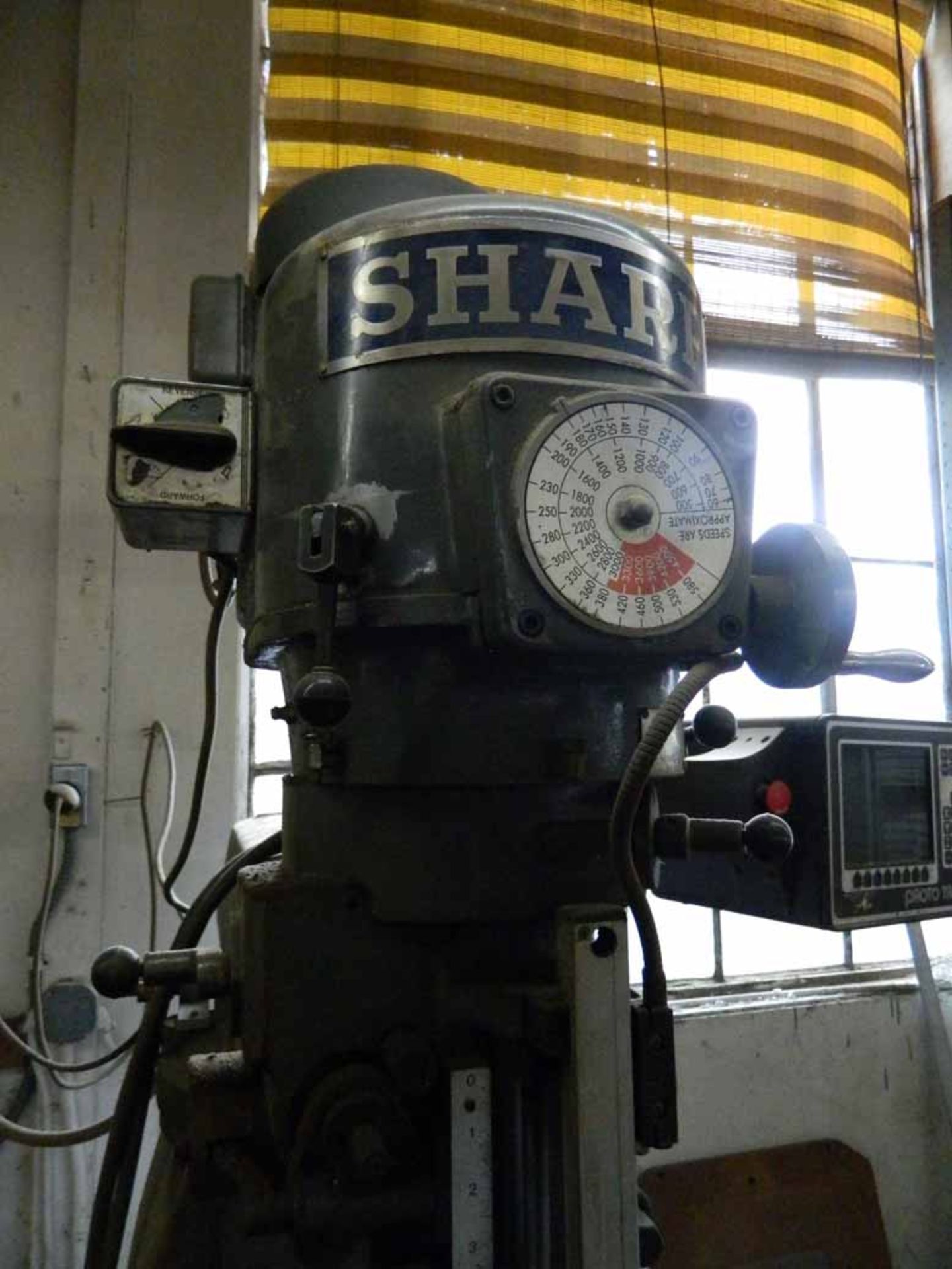 SHARP milling machine (Mill works great) Screen is light Digital Read Out does not work - Image 2 of 6