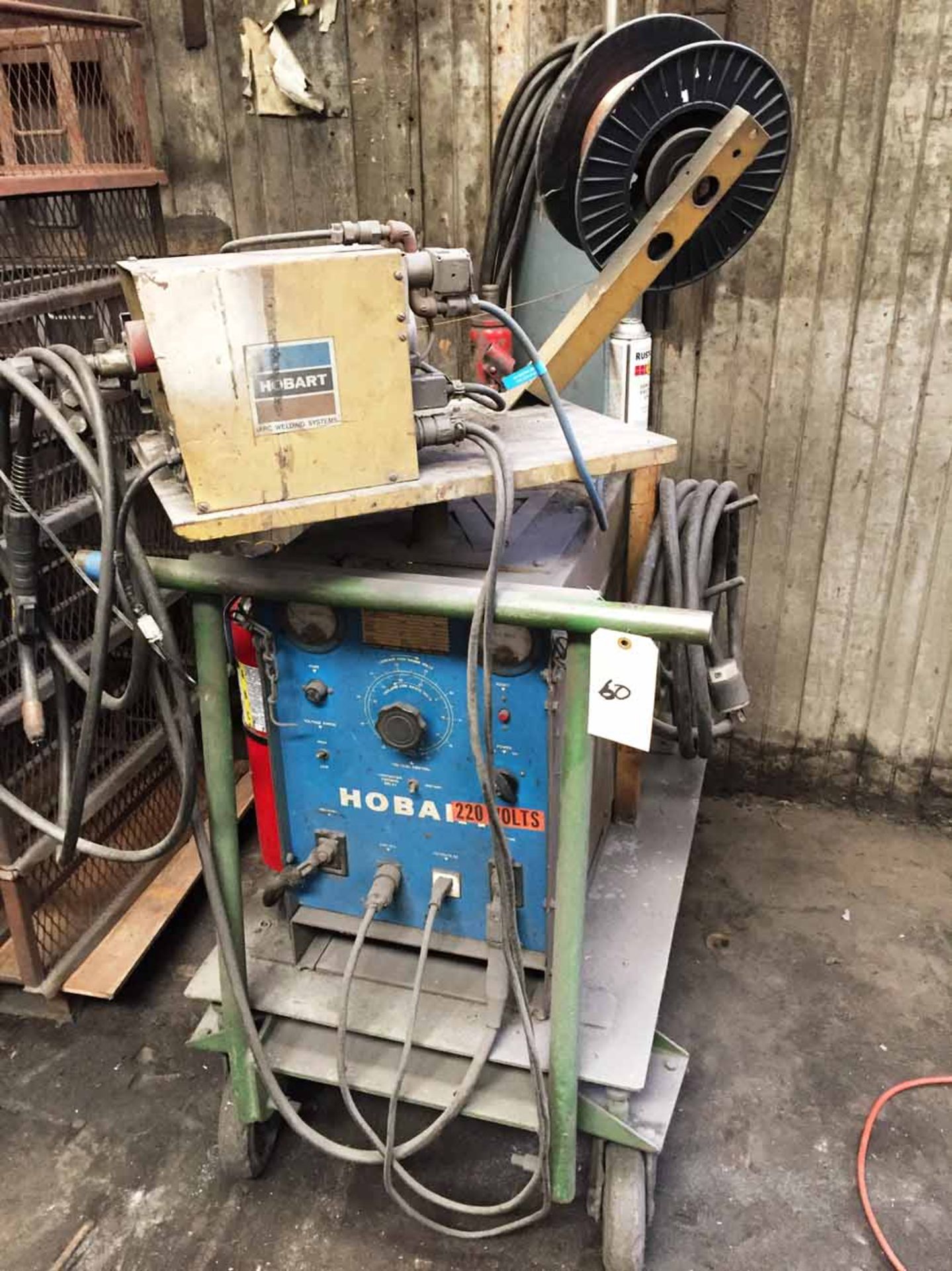 HOBART Arc-Welder, 220V on cart