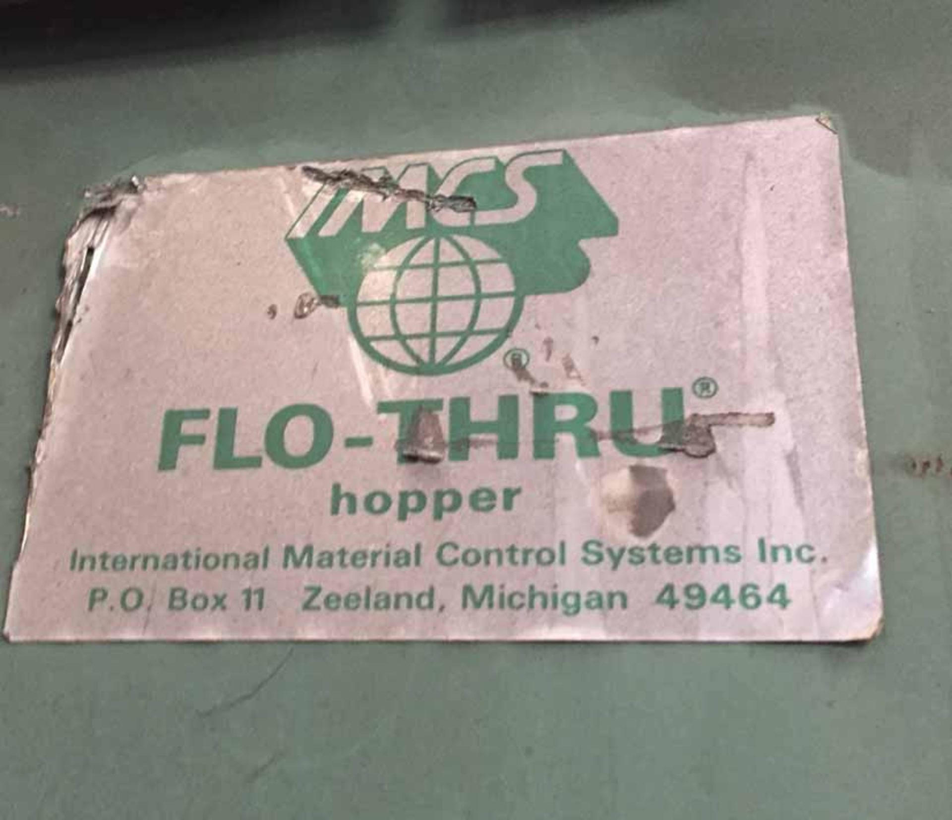 Flo-Thru sand hopper, 44 x 44 x 84 - Image 3 of 3