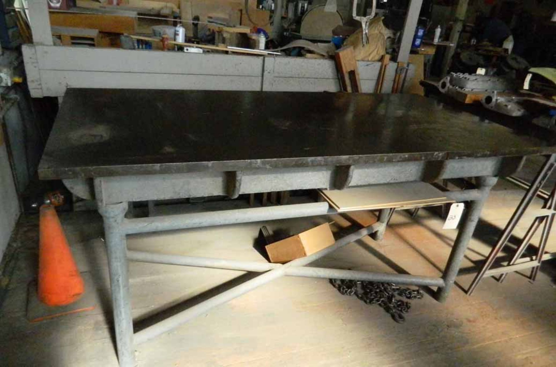 Steel surface plate, 72 x 36 x 8