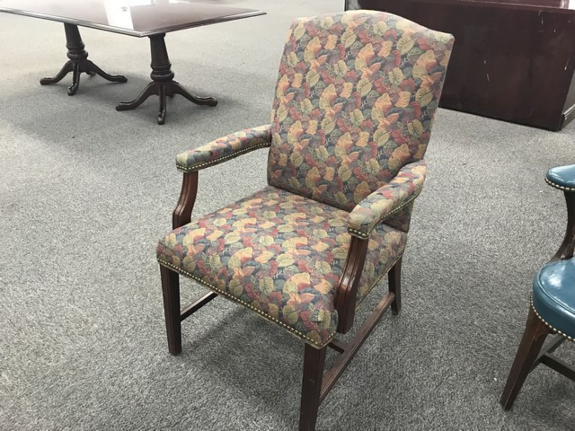 FLORAL ARM CHAIR