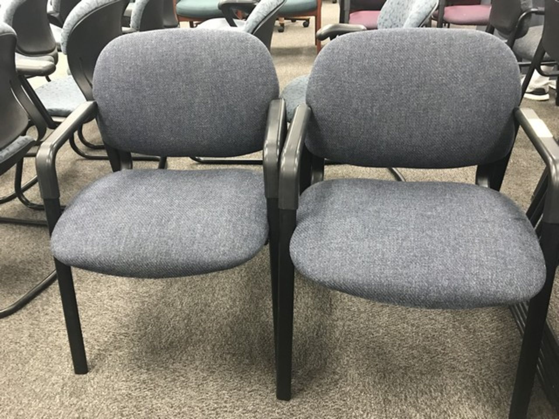 BLUE CLIENT CHAIRS