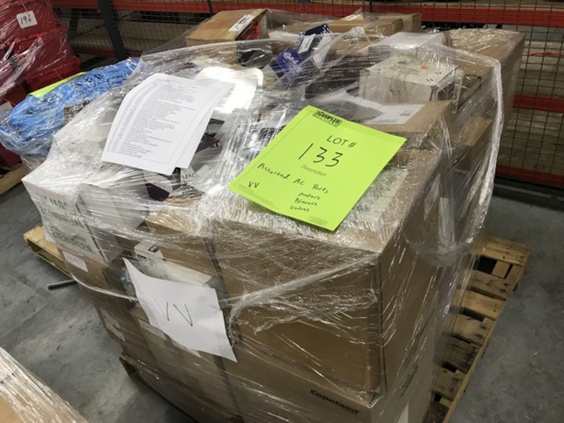 PALLET ASSORTED A/C PARTS (VV)