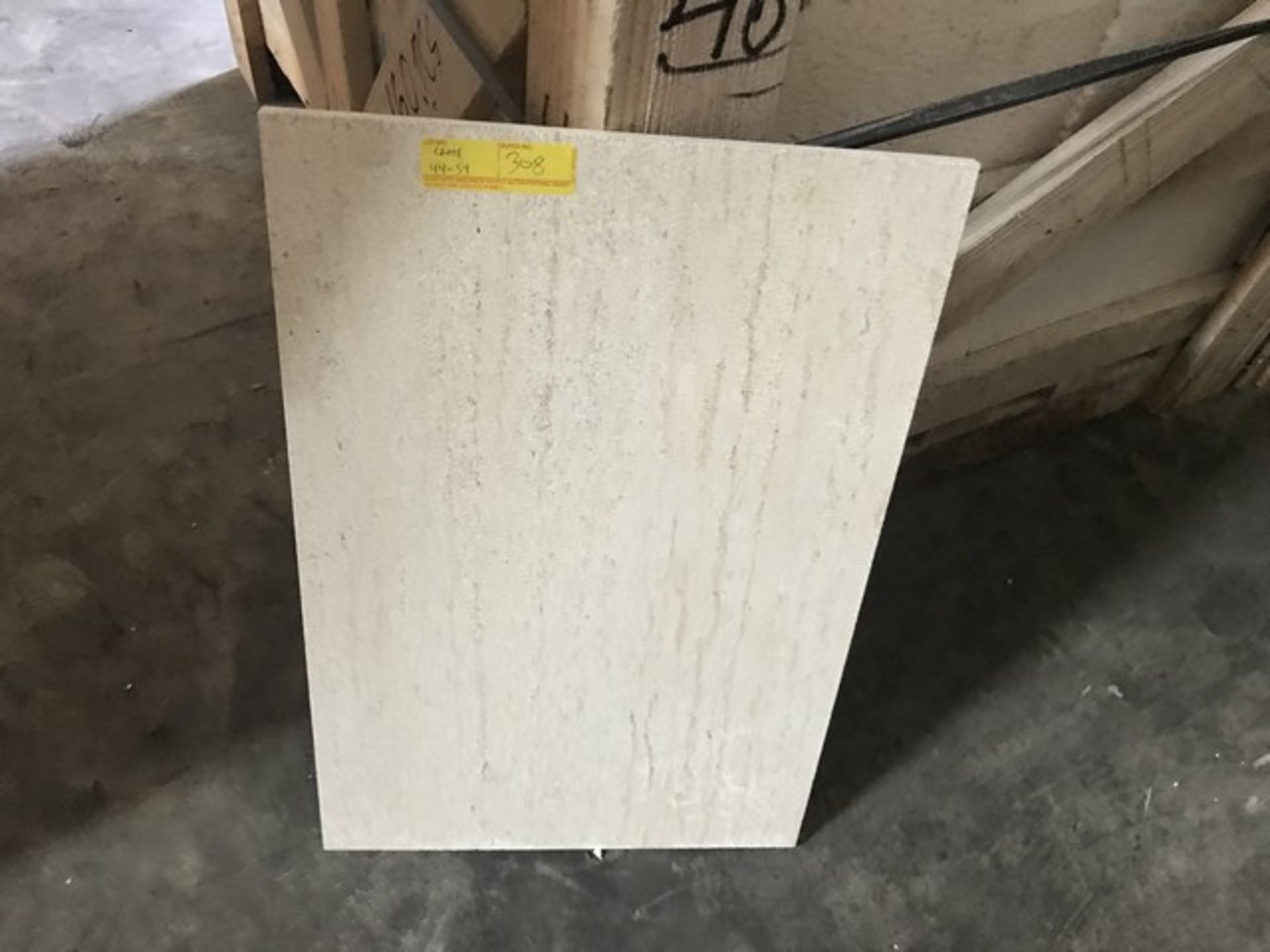 SQ.FT. - HONED VEIN CUT MARBLE - 16'' x 24'' x 7/16'' - 158 PIECES / 421.86 SQ.FT. (CRATE #48)