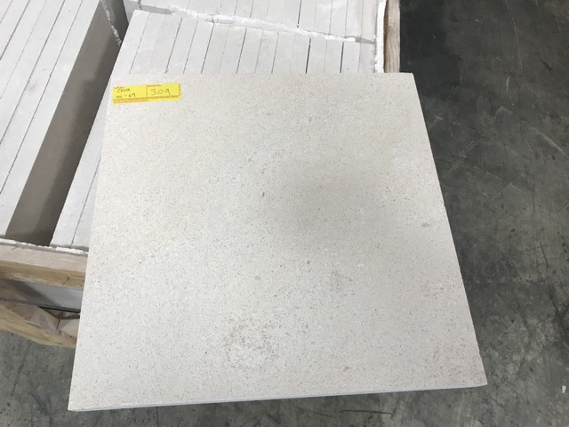 SQ.FT. - HONED CROSS CUT MARBLE - 16'' x 16'' x 1'' - 76 PIECES / 135.28 SQ.FT. (CRATE #59)