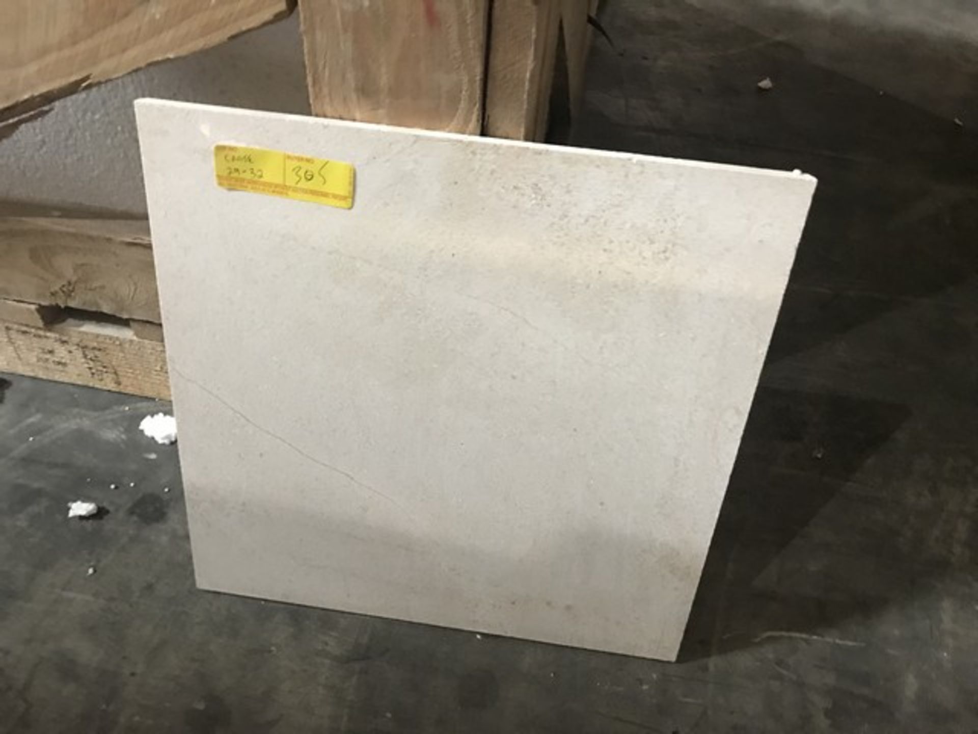 SQ.FT. - POLISHED CROSS CUT MARBLE - 16'' x 16'' x 7/16'' - 176 PIECES / 313.28 SQ.FT. (CRATE #31)