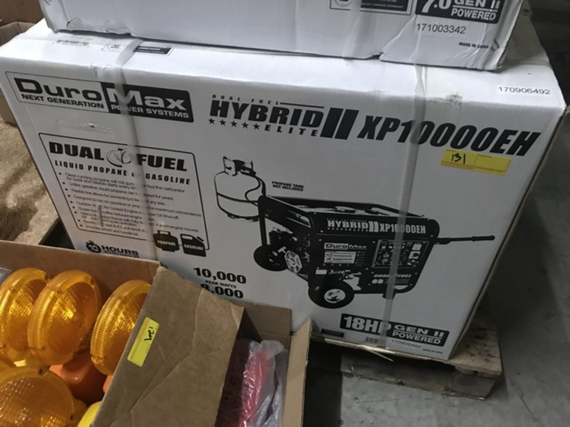 DUROMAX DUAL FUEL HYBRID ELITE XP10000EH GENERATOR - 18 HP (NEW IN BOX)