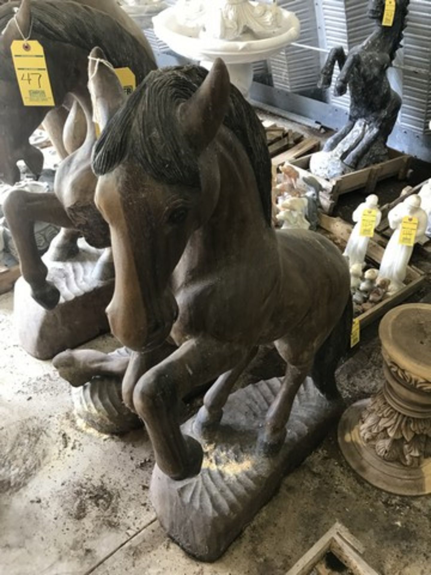 WOOD STATUE - HORSE - APPROXIMATELY 52''x28''x12'' (FOB LOXAHATCHEE, FL) - Image 2 of 2