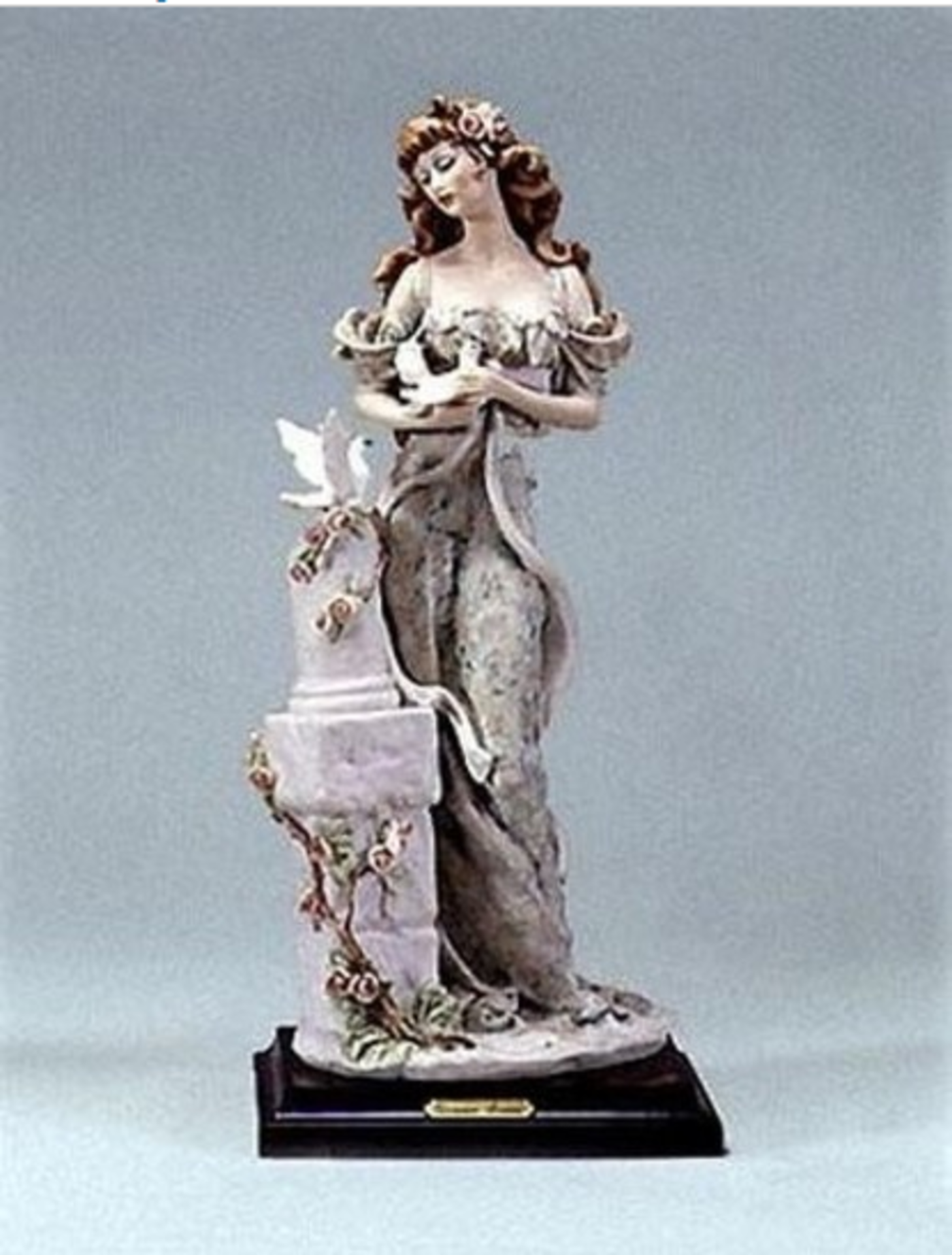 GIUSEPPE ARMANI COLLECTIBLE - LADY WITH DOVES (1995 SOCIETY GIFT) (FOB HOLLYWOOD, FL)