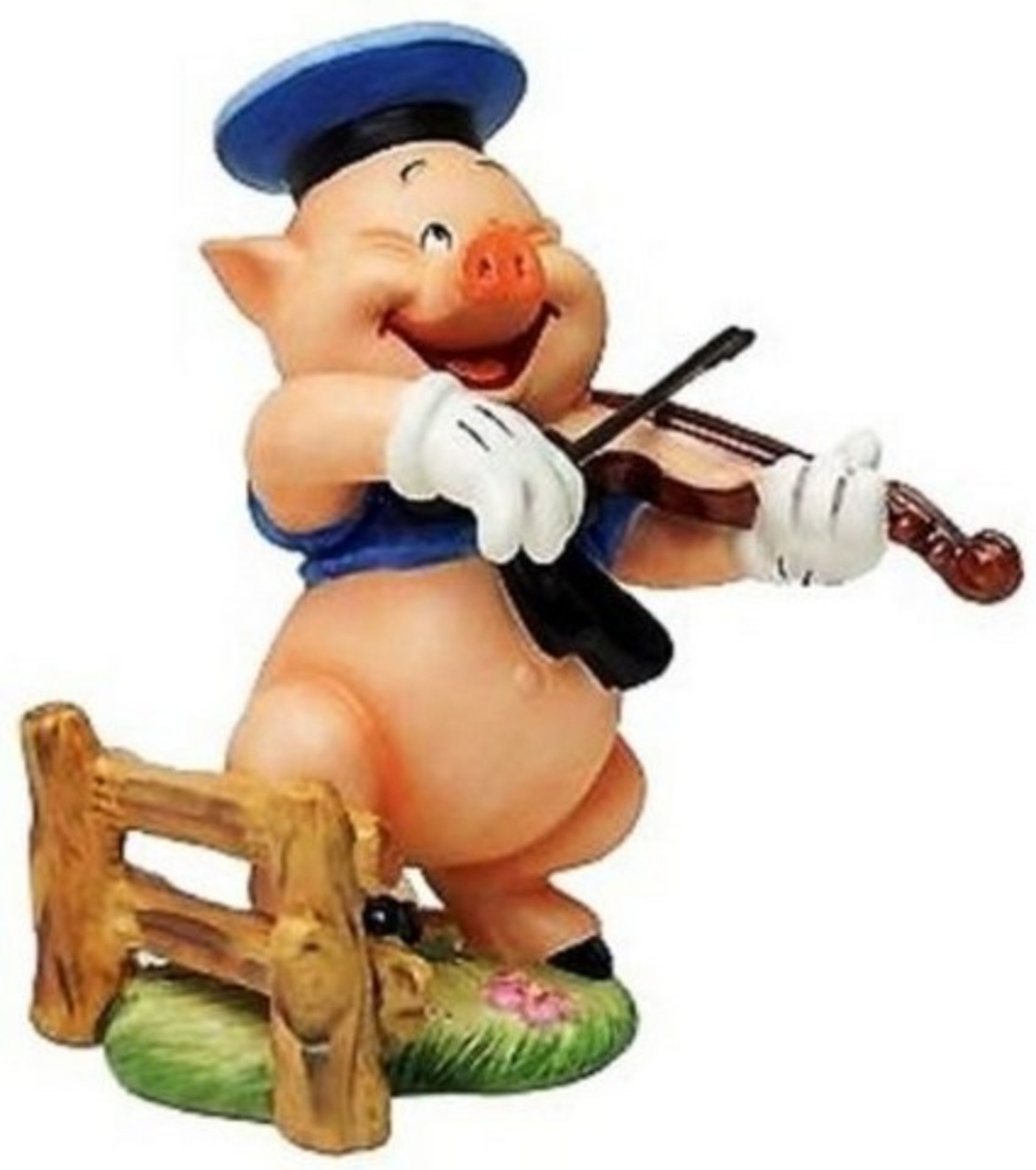 WALT DISNEY COLLECTIBLE - FIDDLER PIG (FOB HOLLYWOOD, FL)