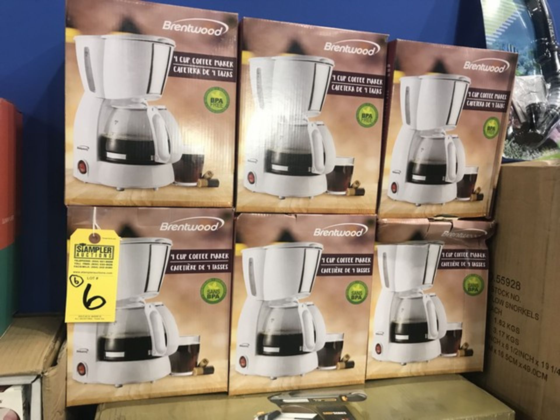 BRENTWOOD 4-CUP COFFEE MAKERS