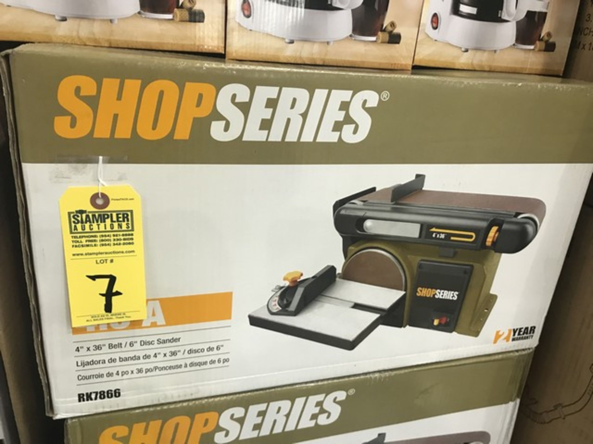 SHOP SERIES RK7866 BELT / DISC SANDER