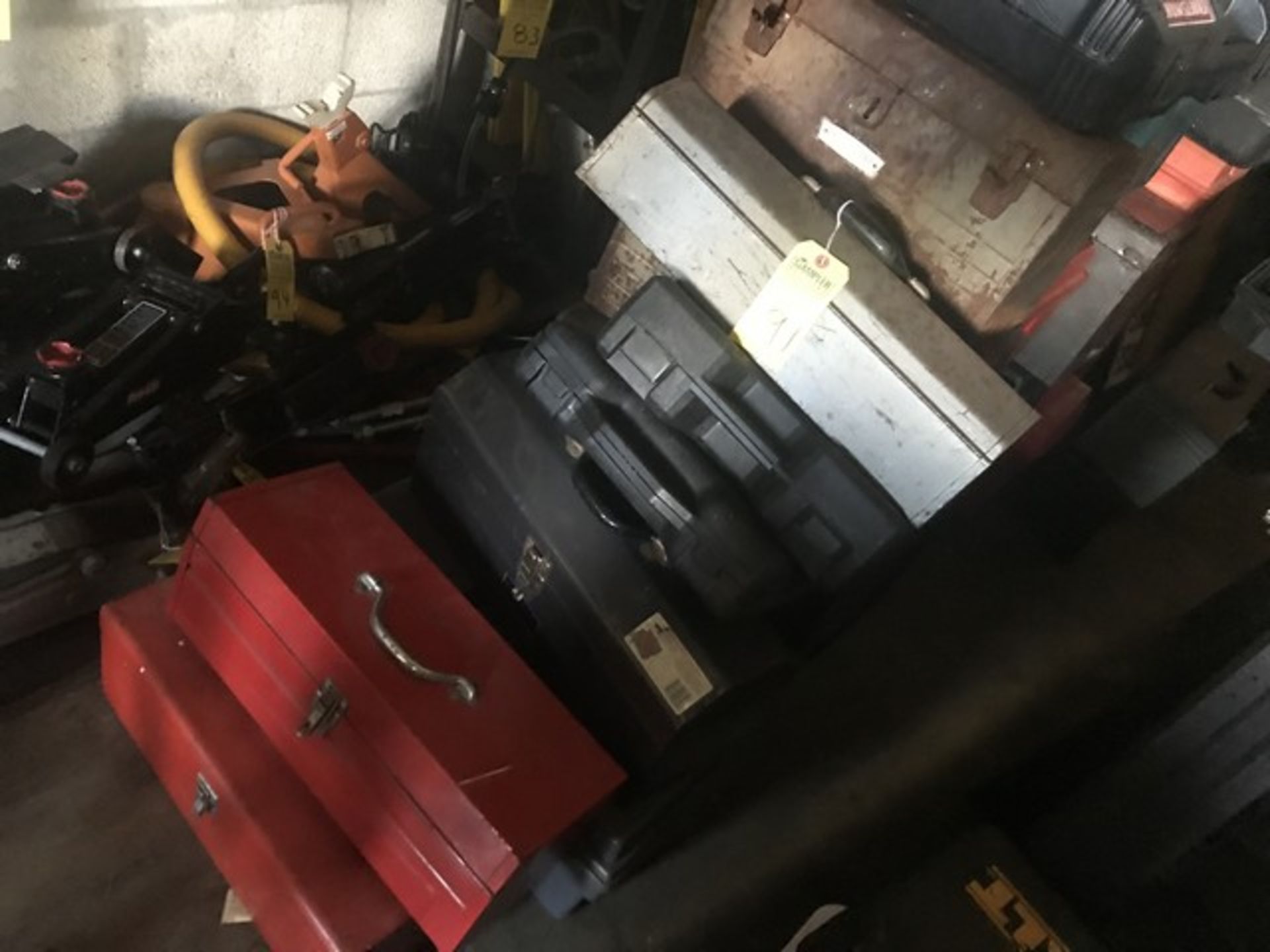 ASSORTED TOOL BOXES WITH CONTENTS