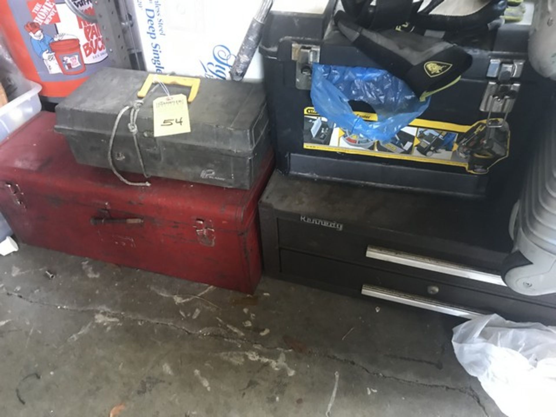 ASSORTED TOOL BOXES WITH CONTENTS