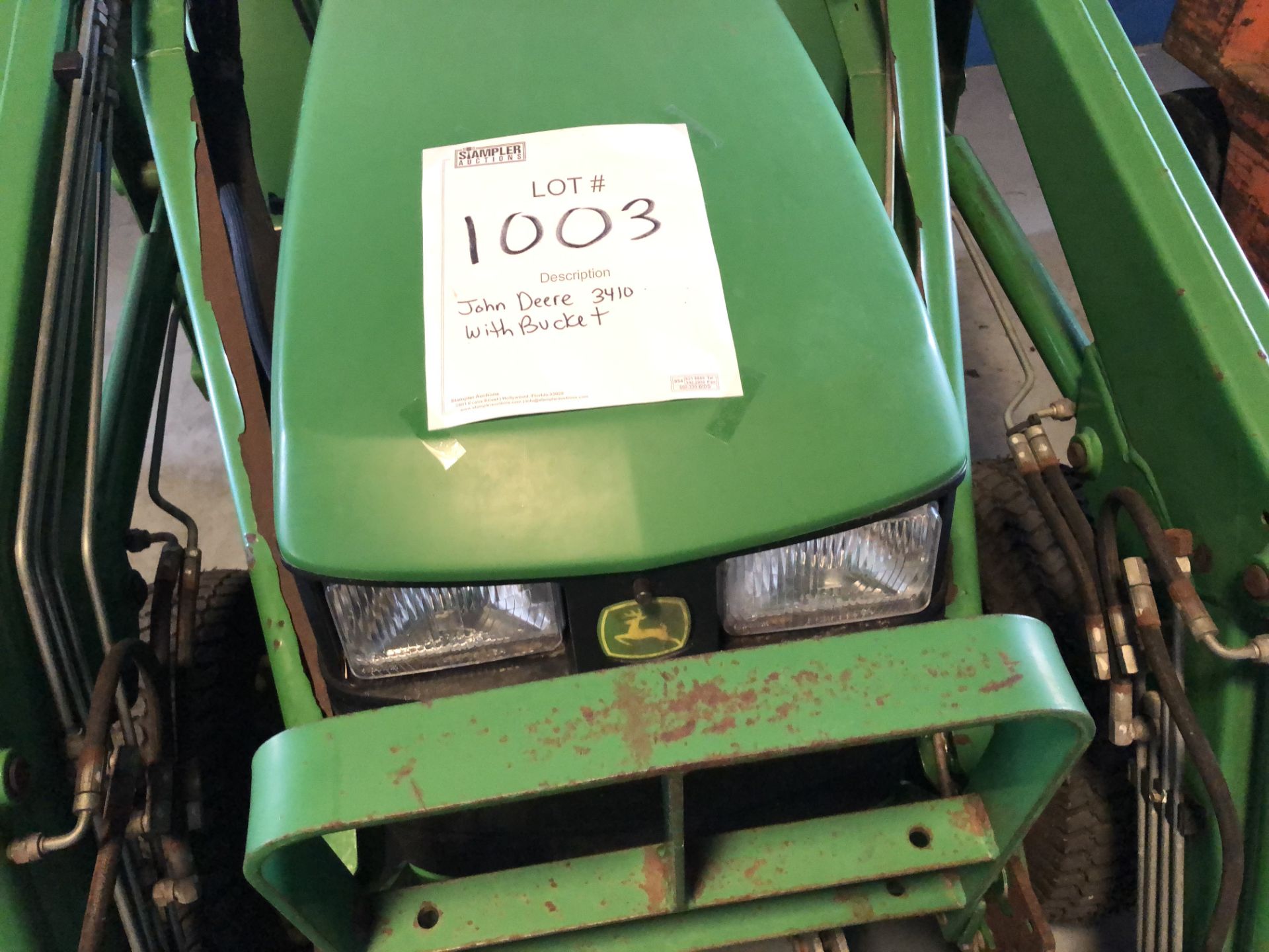 2003 JOHN DEERE 4310 TRACTOR WITH BUCKET - Image 2 of 2