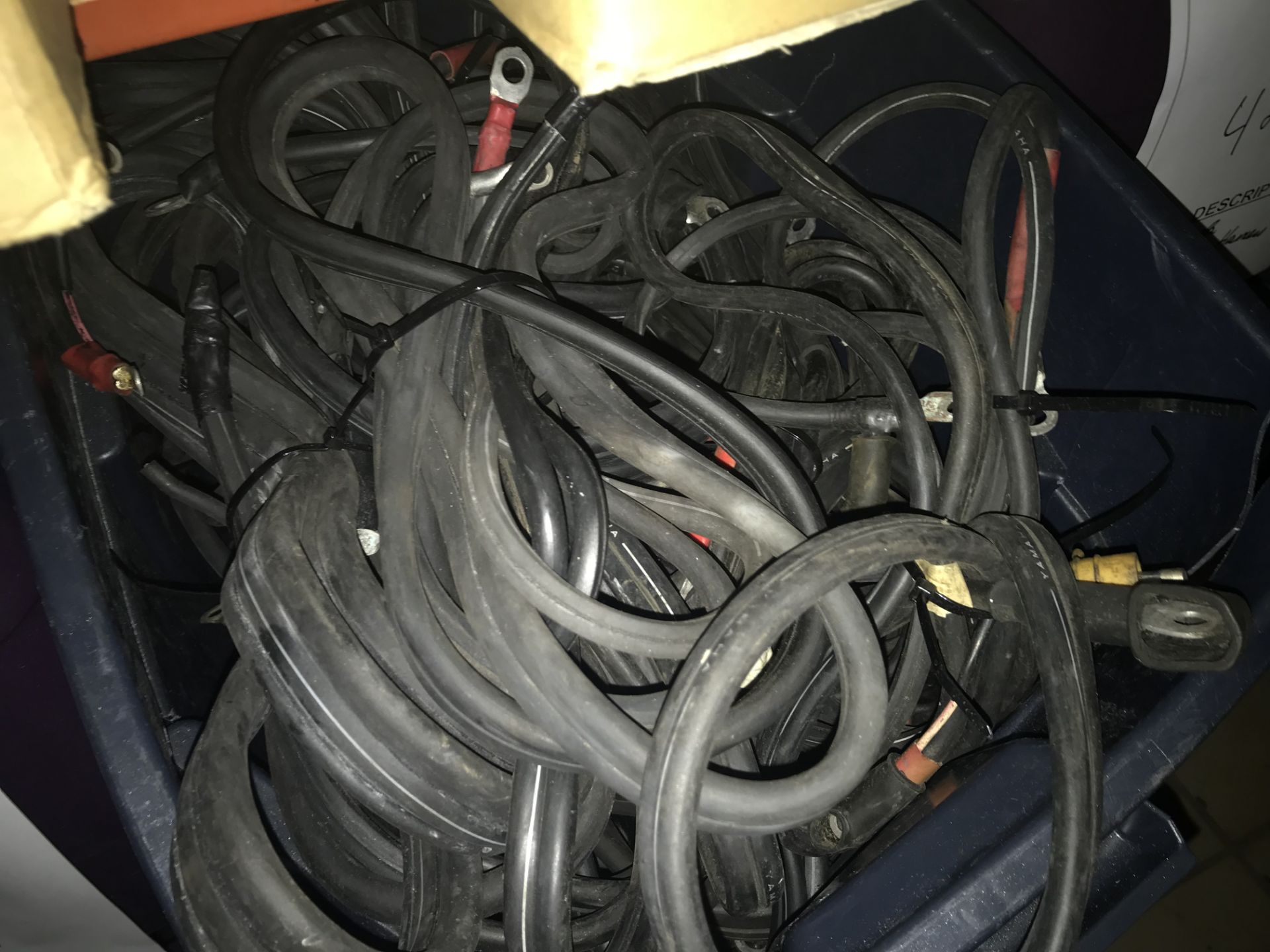 ASSORTED YAMAHA BATTERY CABLE / HARNESSES - Image 2 of 2