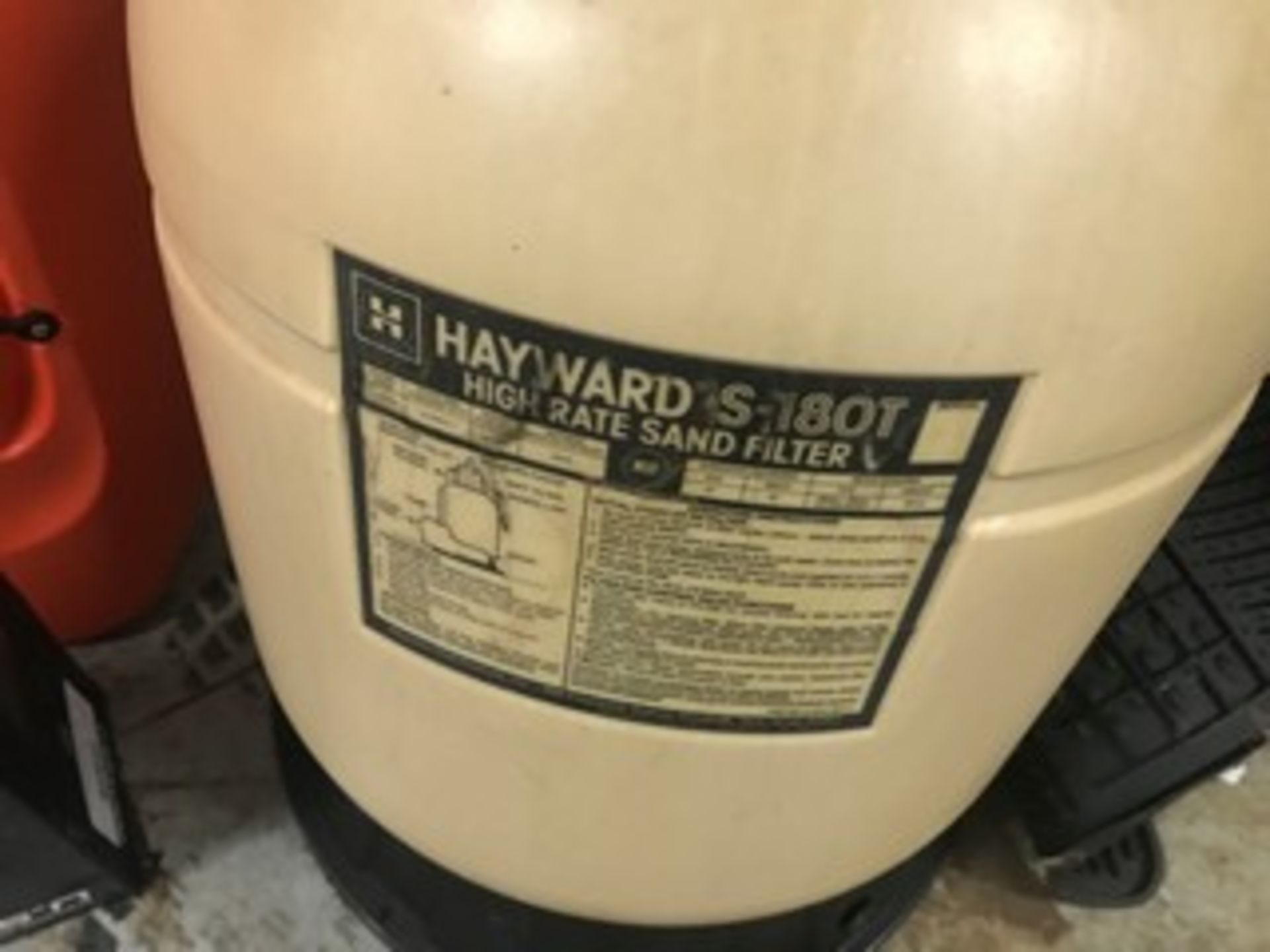 HAYWARD S-180-T SAND FILTER - Image 3 of 3